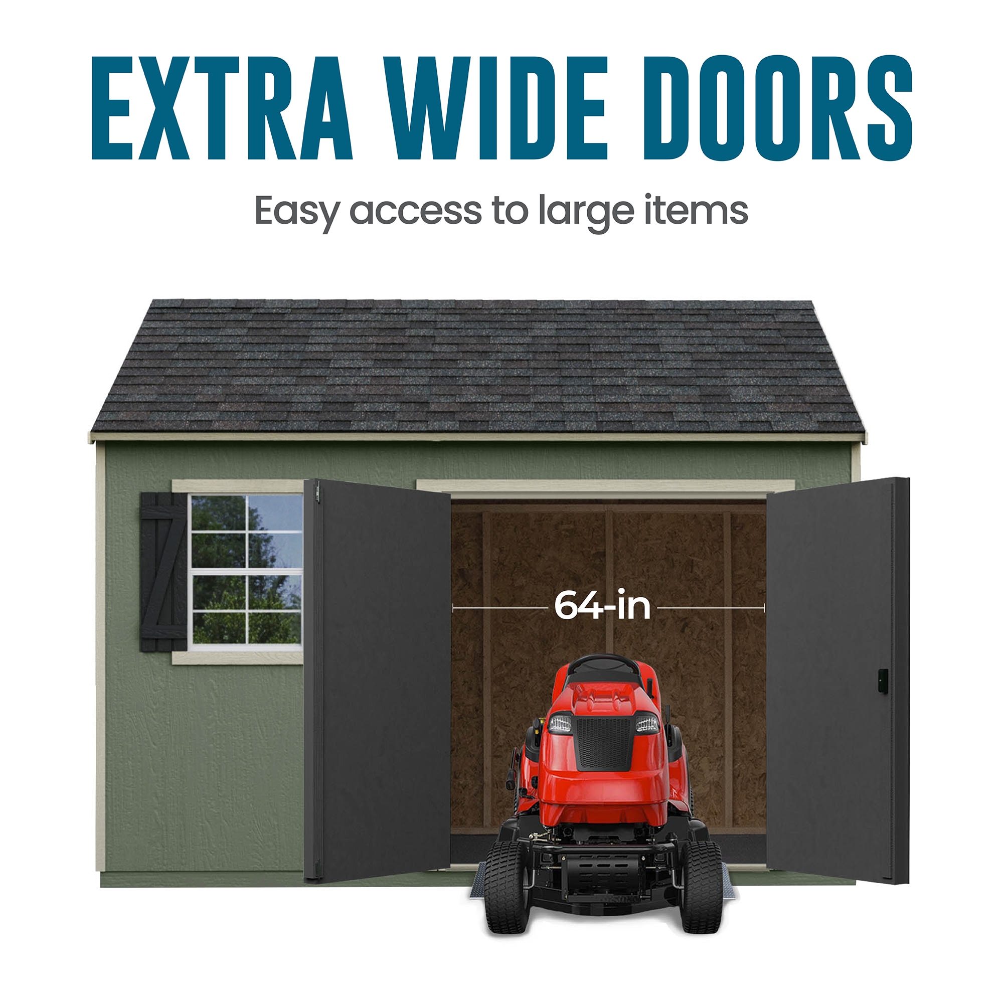 Double Wide Garage SHEDS » North Country Sheds