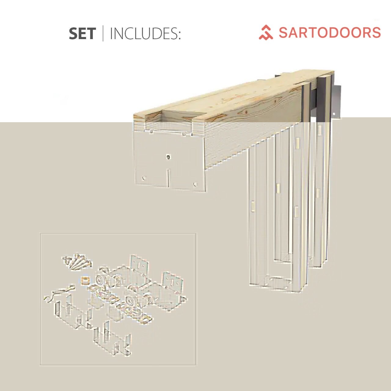 SARTODOORS VER7588DPAKA4296 French-Doors - View #3