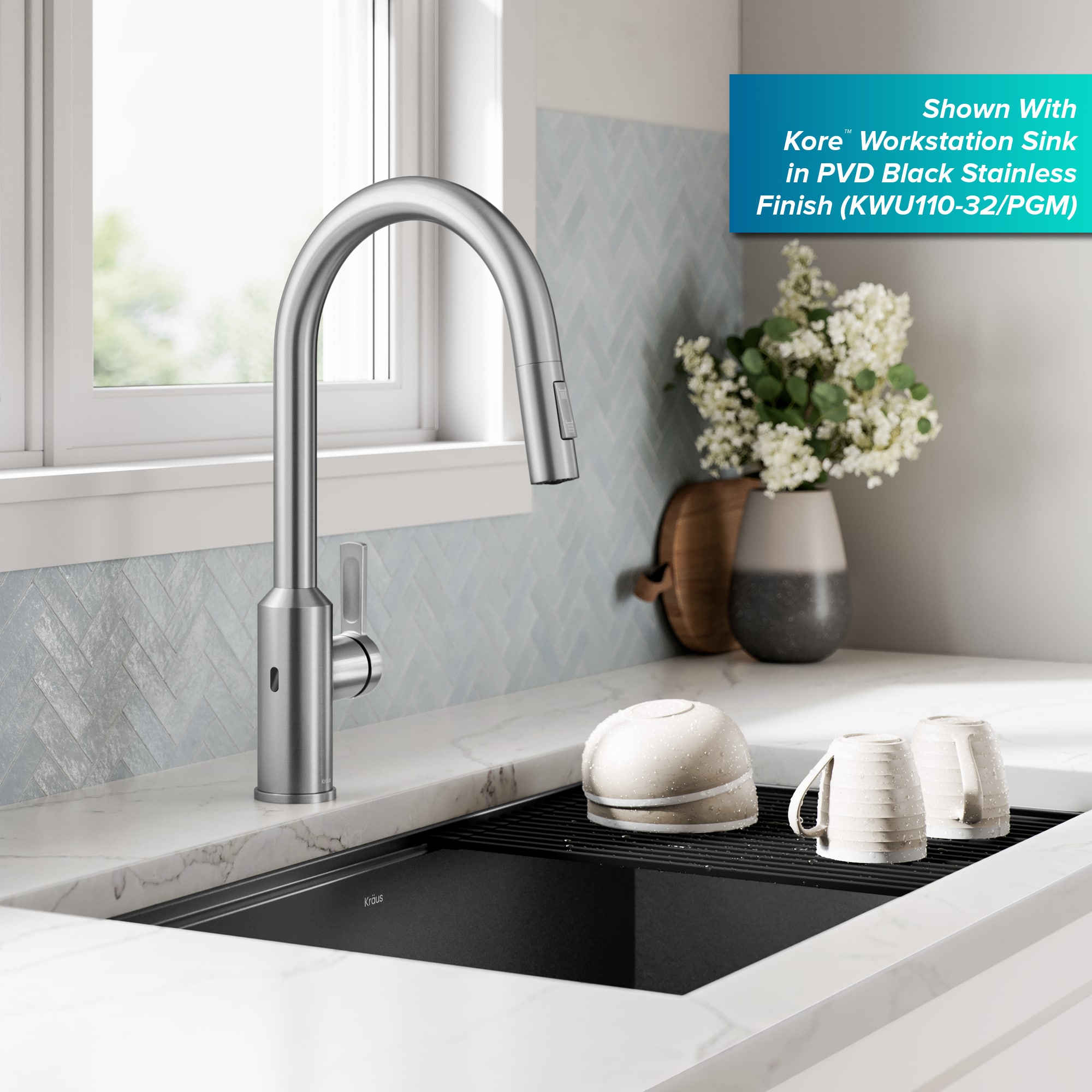 Kraus KSF-2830SFS Kitchen-Faucets - View #6