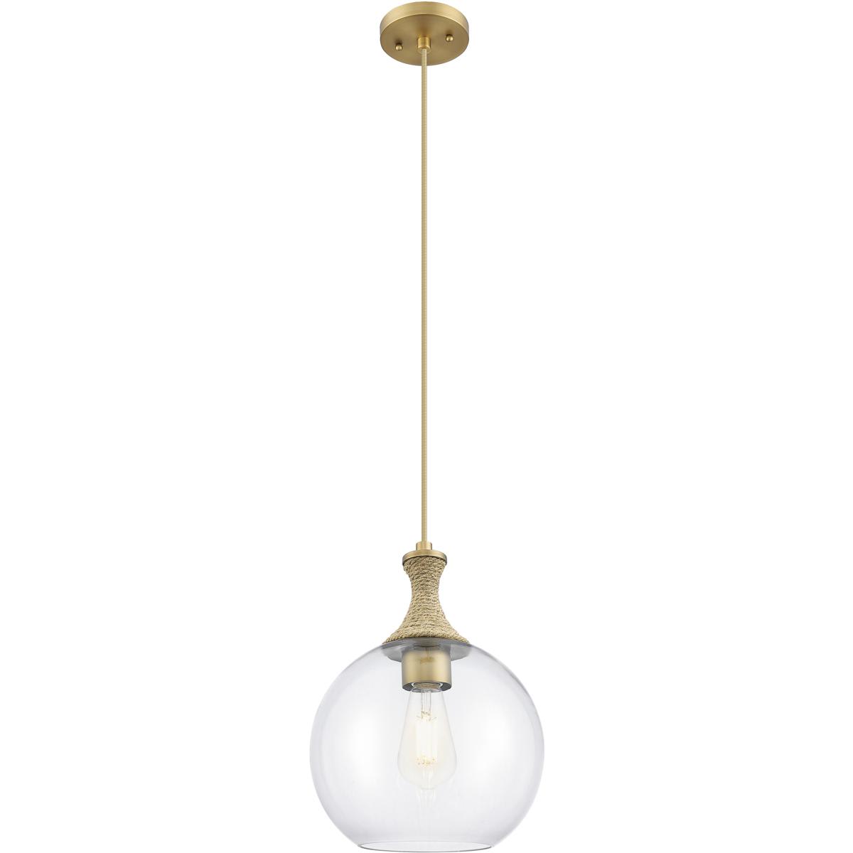 Innovations Lighting -  415-1PR-BB-G122-10 Astor Mini Pendant Brushed Brass