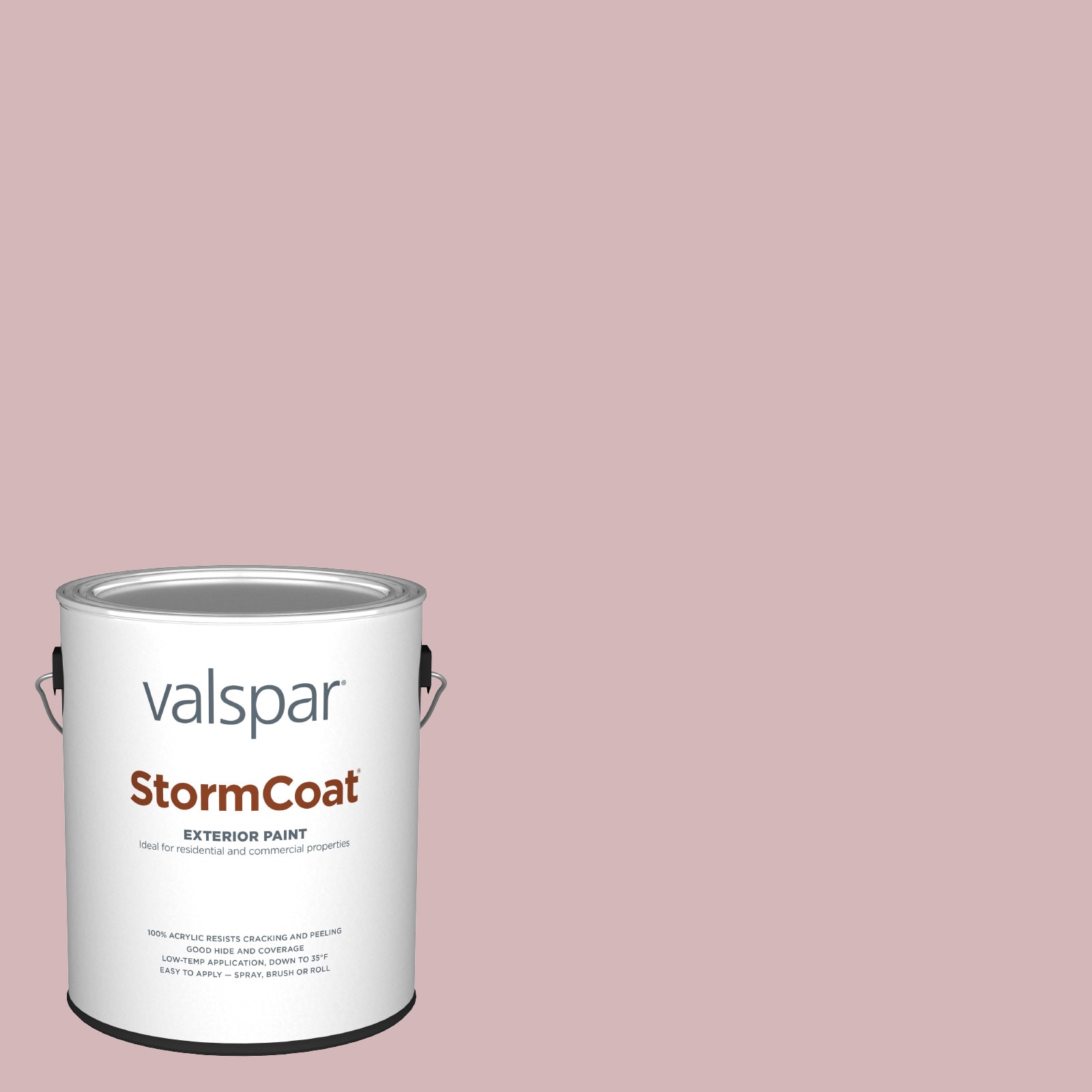 Valspar 1006-8B-145611 Storm Coat Flat Bombay Pink 1006-8B Latex Exterior ( 1-gallon )