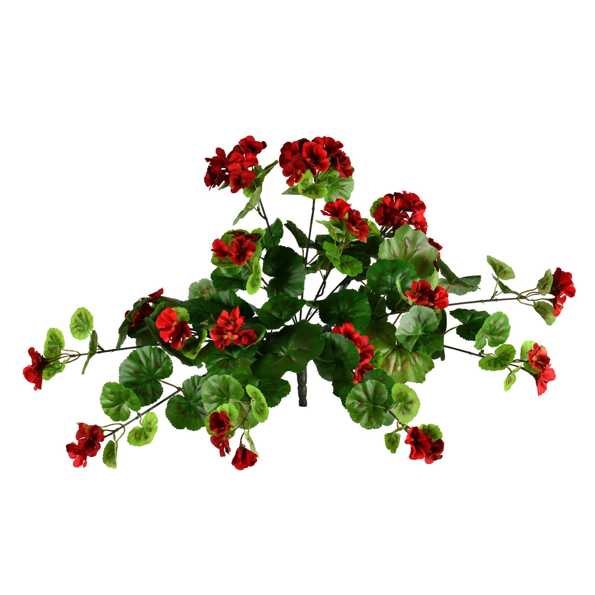 Vickerman FA193003 16-in Red Indoor Hanging Mixed greenery Artificial flower