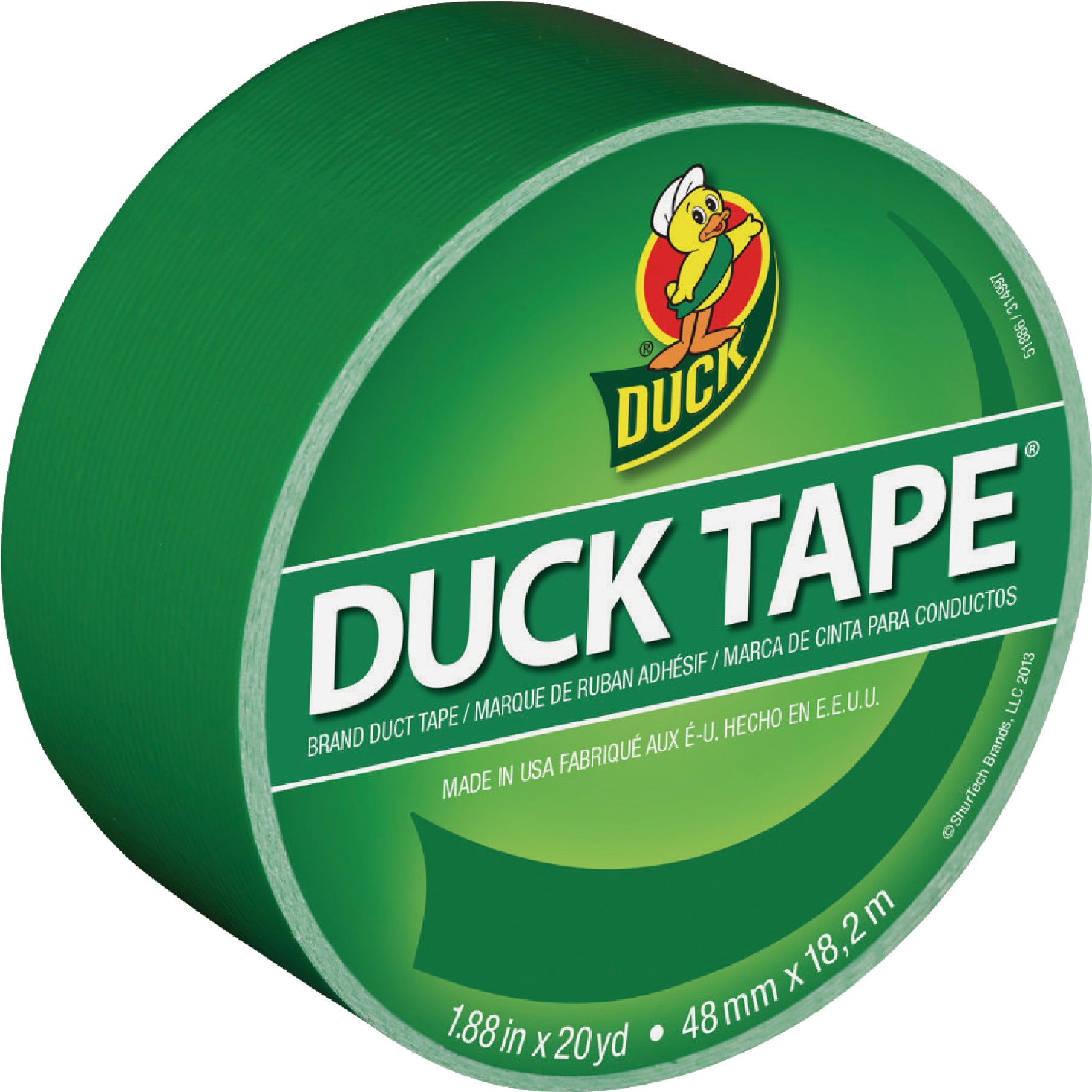 Duck  Brand Colored Duct Tape 1.88 in x 20 yd 60 ft Green 1304968RL