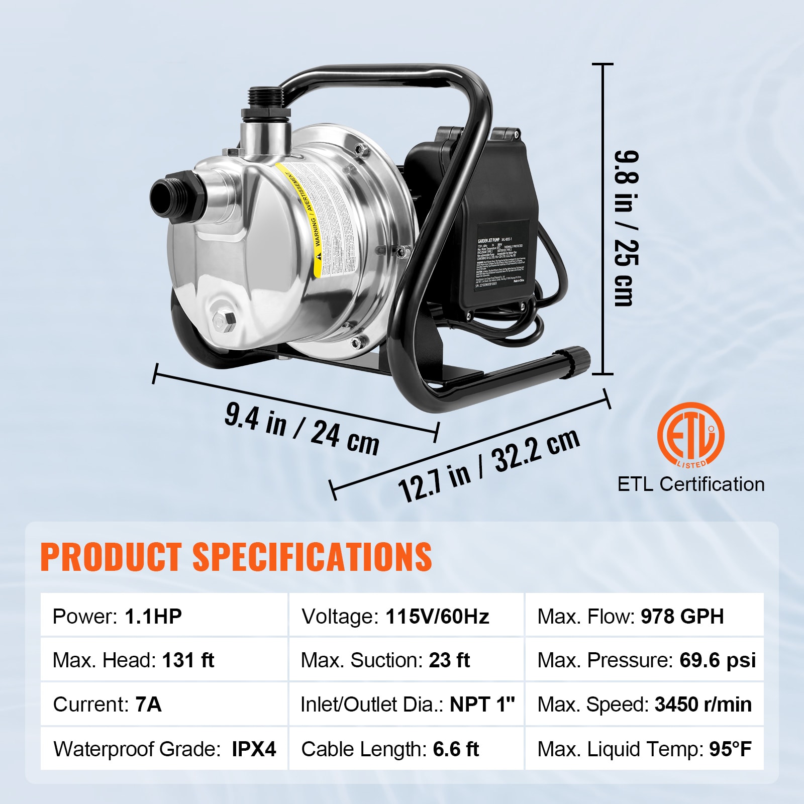 VEVOR SCSDK164GPM100519V1 pumps - View #7