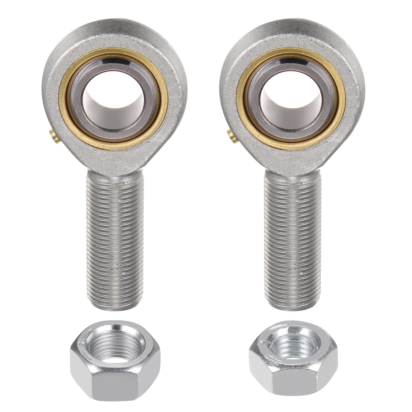 Unique Bargains POSB12 3/4 Inch Male Rod End Bearing Set - 2pcs of 3/4-16 Left and Right Hand Thread Rod Ends with Jam Nut #S25120203UX2074