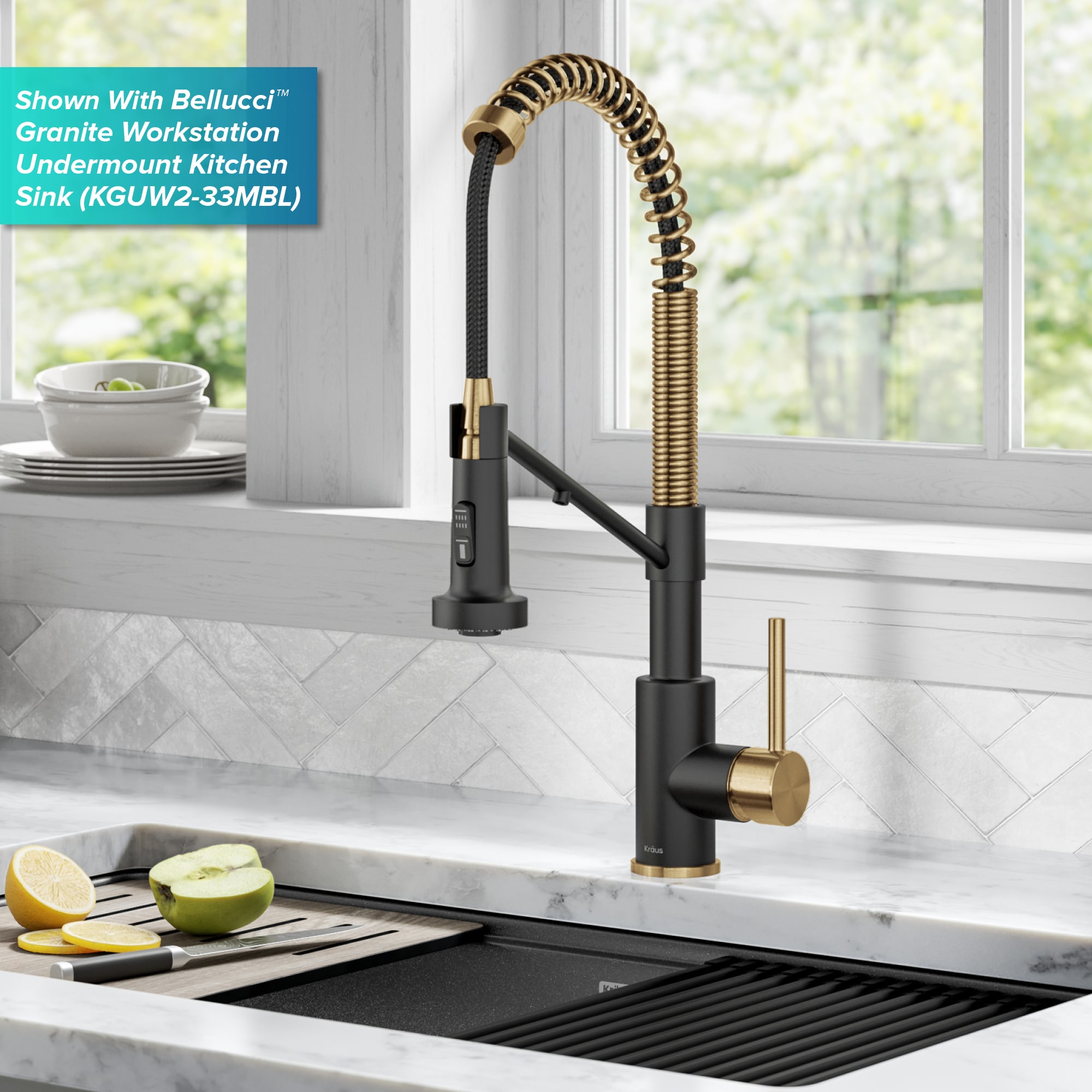 Kraus KFF-1610BBMB Kitchen-Faucets - View #3