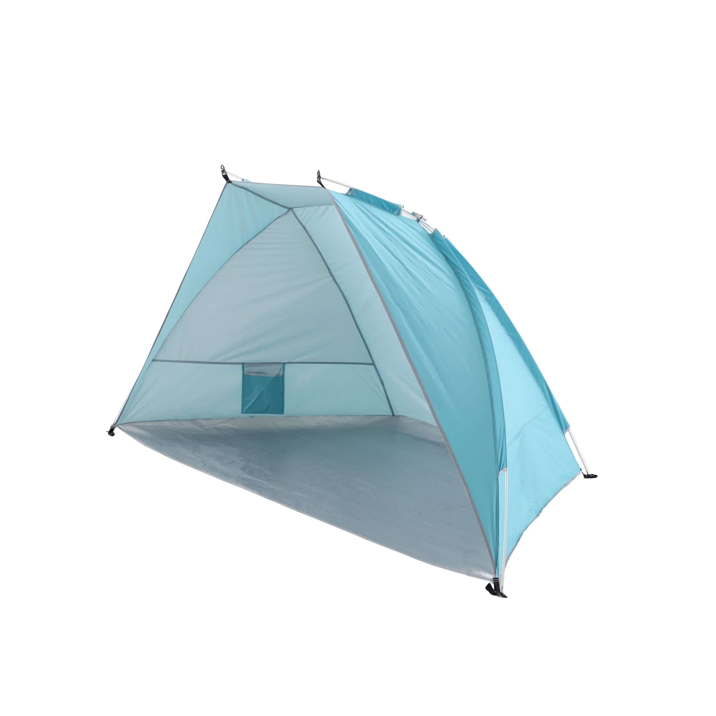 Style Selections BSF4009S1C4-B 3.936-ft Blue Beach Umbrella