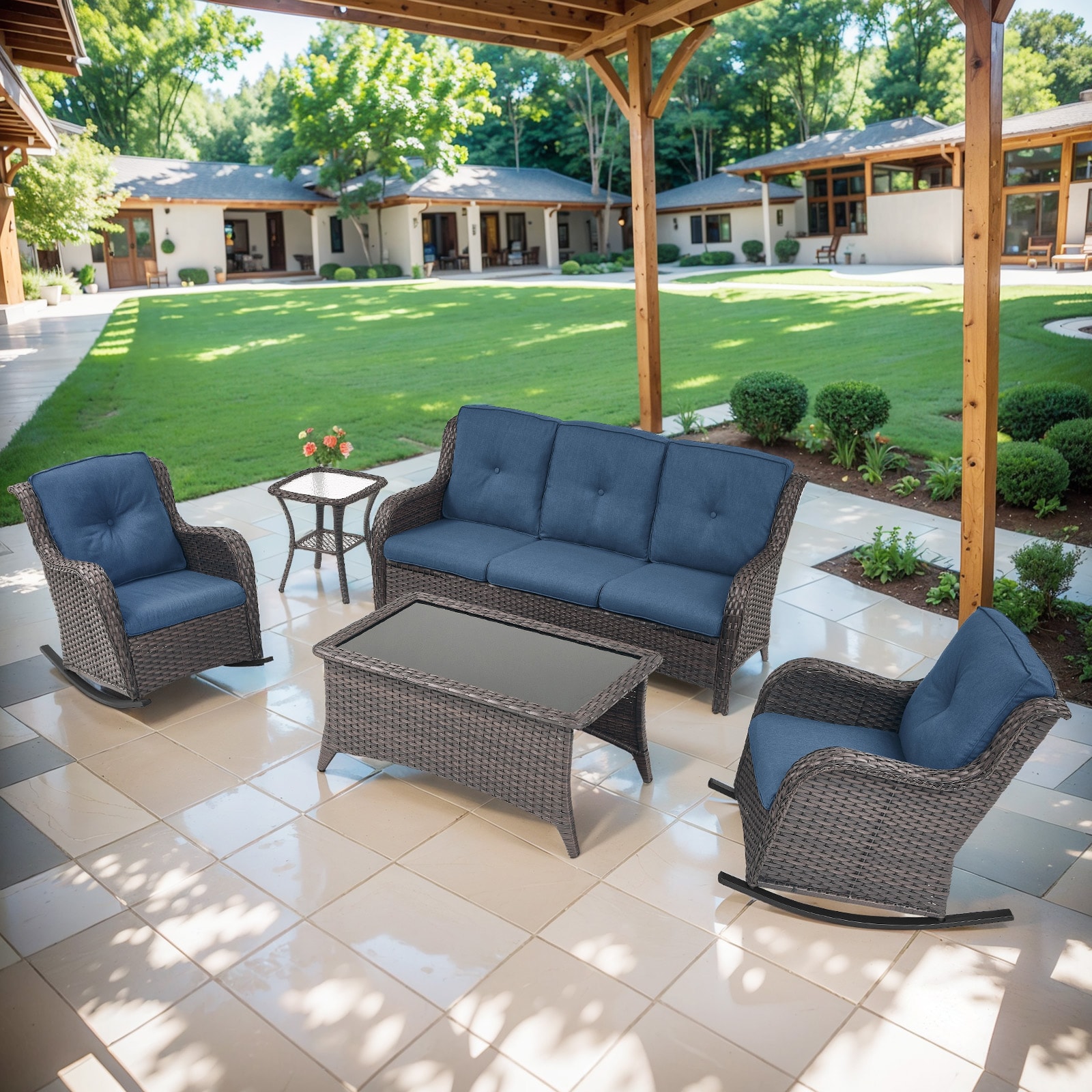 Rilyson FS0131825101-1 Patio-Conversation-Sets - View #2