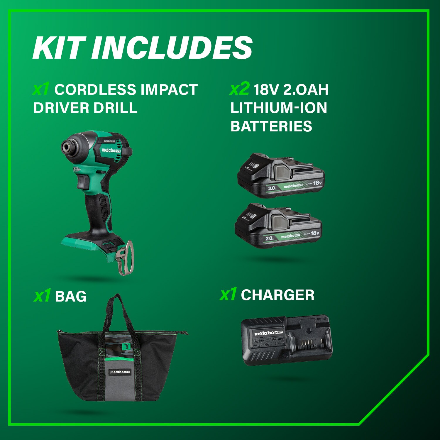 Metabo HPT WH18DEXM Cordless-Impact-Drivers - View #5