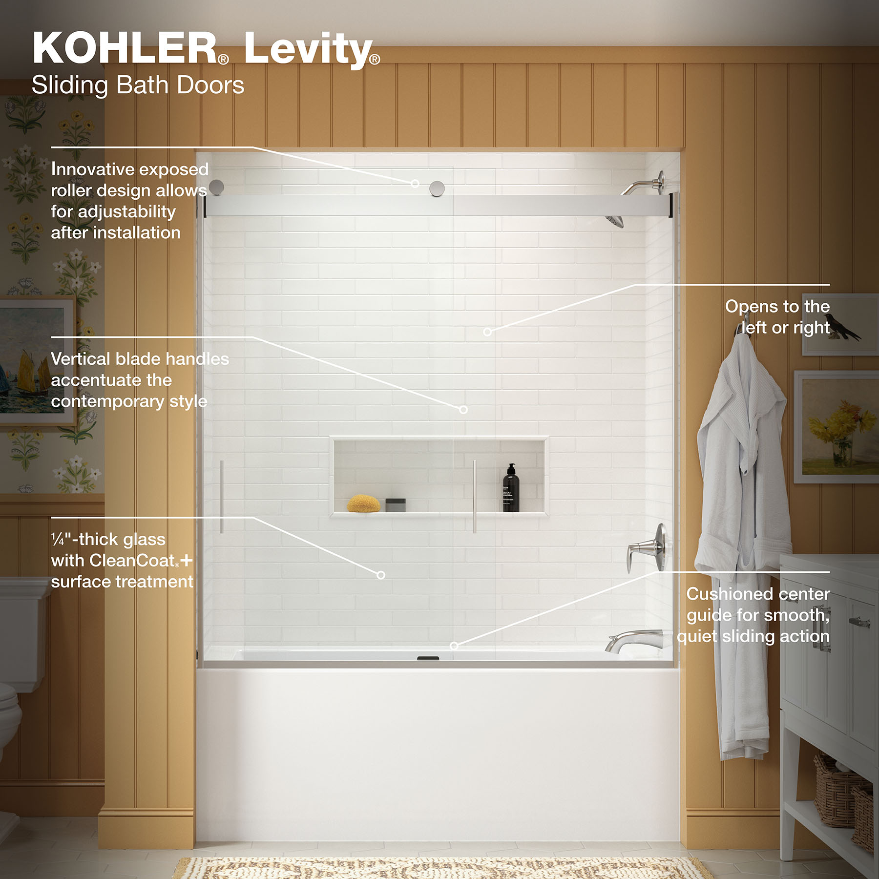 KOHLER R706000-L-SH Bathtub-Doors - View #6