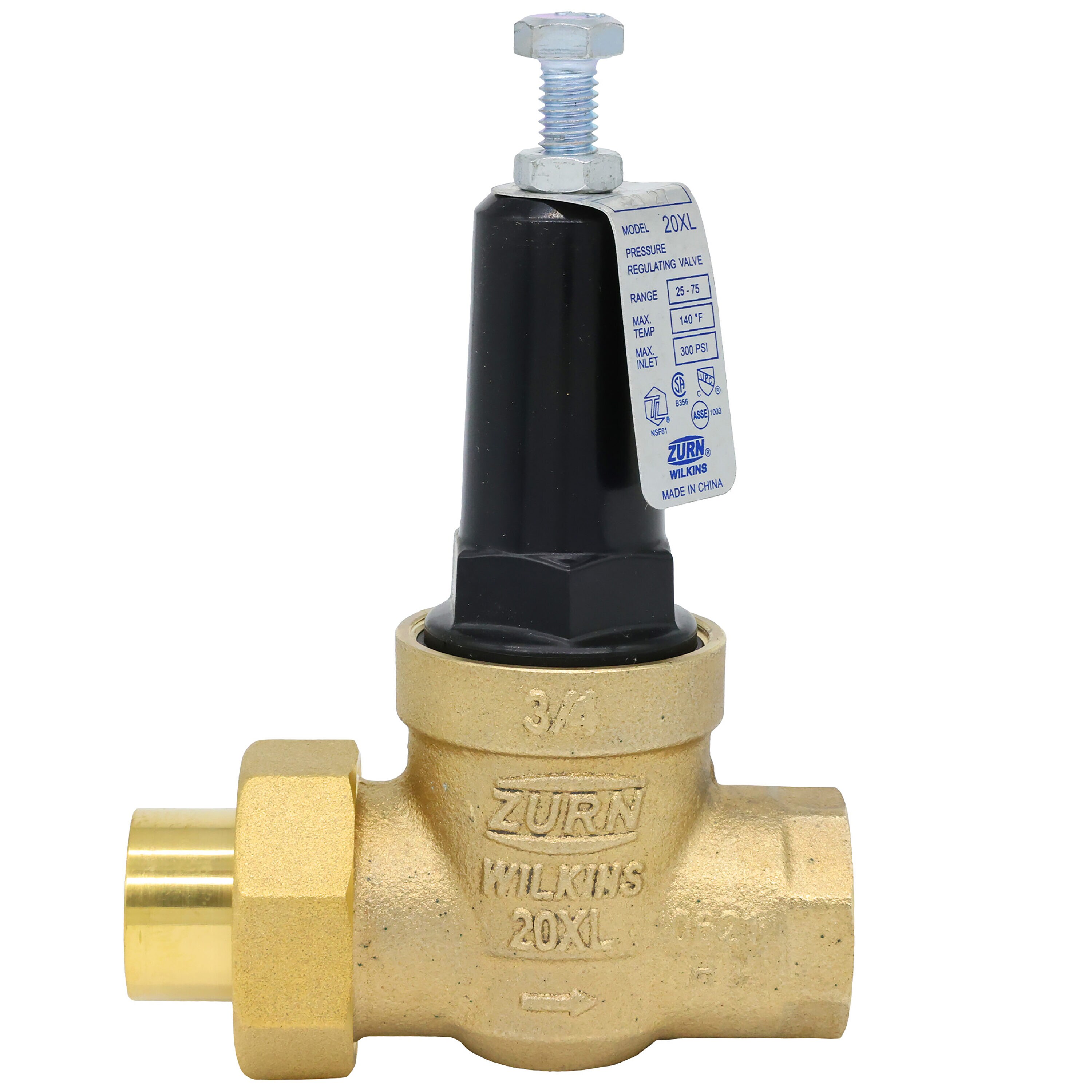 Zurn Wilkins 34-20XLC 3/4-in FNPT Bronze Pressure reducing valve