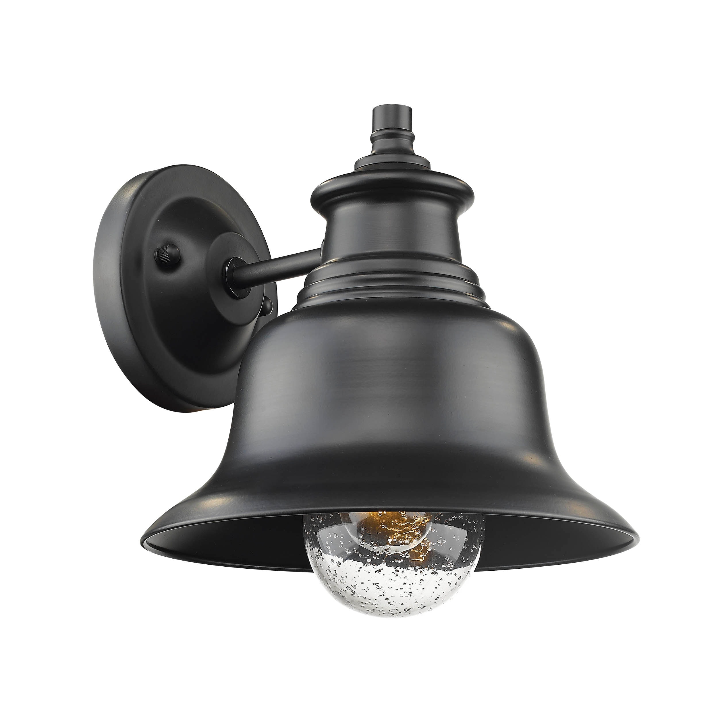 Millennium Lighting 2513-PBK Kings Bay 12-Inches H Black Hardwired Dark Sky