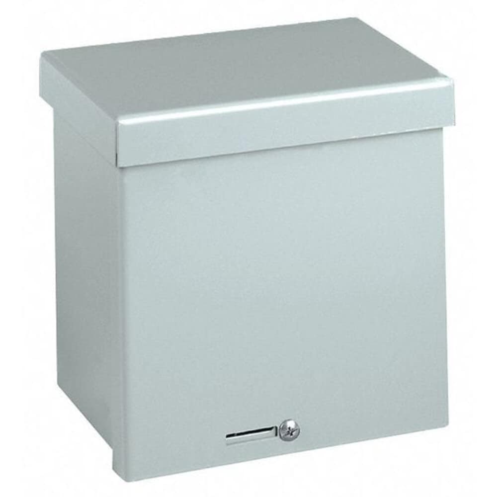 WIEGMANN Padlockable Hasp Electrical Enclosures 6 in H 4 in D 6 in W 3R Steel