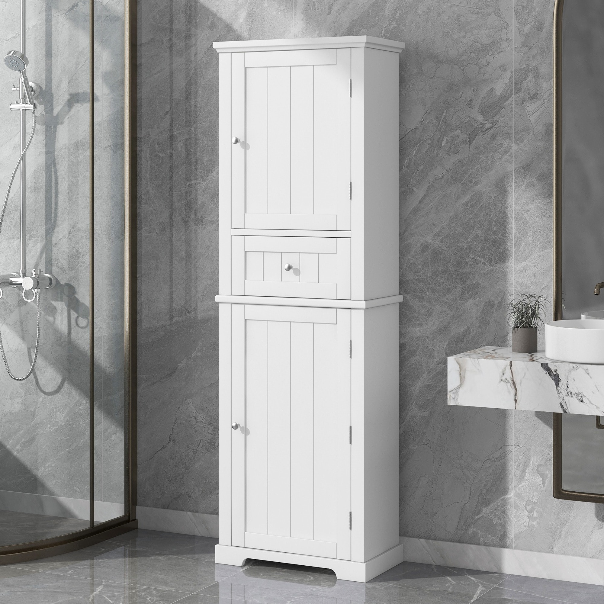 HyperDrop Cart ZW-N725P206890K Linen-Cabinets - View #2