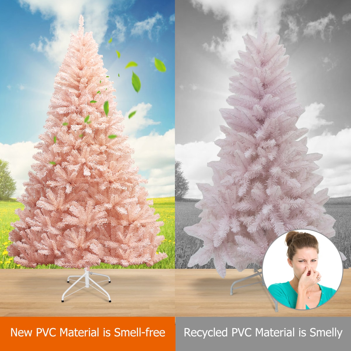 Costway CM22348 Artificial-Christmas-Trees - View #4
