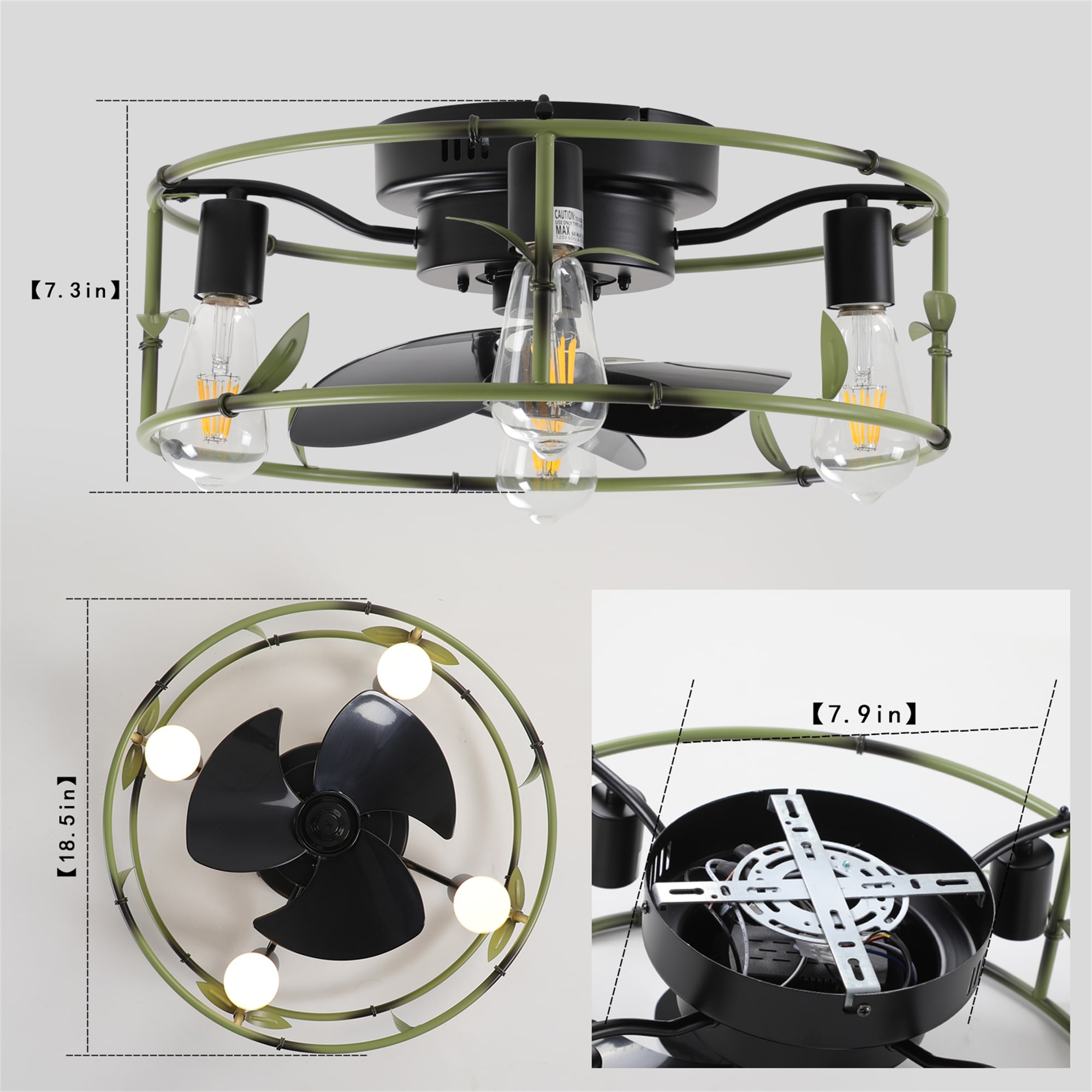 BABOOM BOM-0137045-OR Ceiling-Fans - View #3