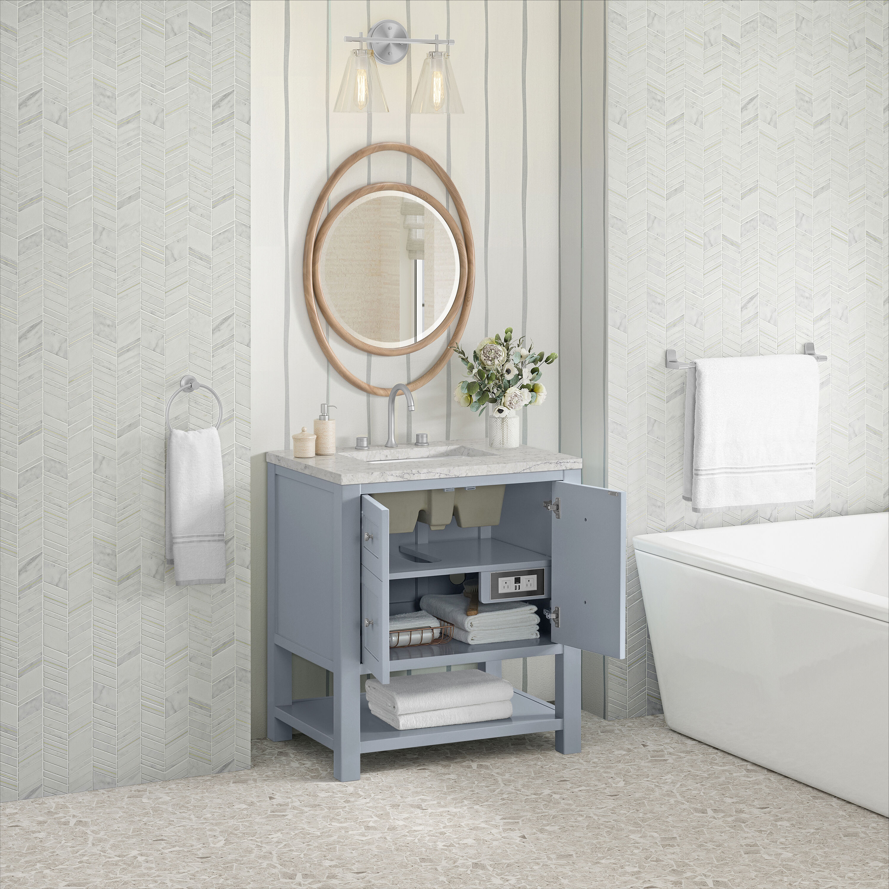 James Martin Vanities 330-V30-SRB-3EJP Bath-Vanity-Combo - View #5