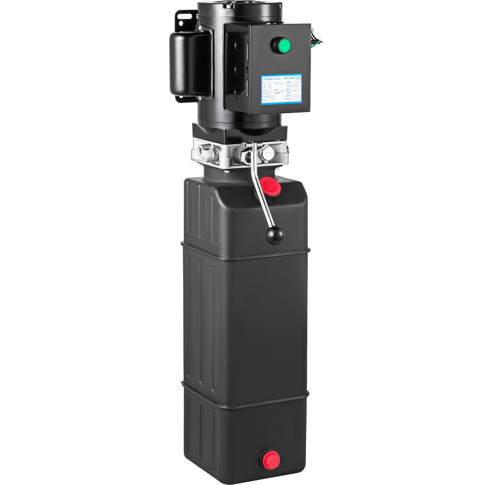 VEVOR CZYYB14LQCJSQ60HZV7 Hydraulic Pump 2950 Psi 60Hz Hydraulic Power Unit 3-HP 220V Hydraulic Power Pack For 2, 4 Post Lifts Car Lift Hydraulic Power Unit with 3.5-Gallon Reservoir
