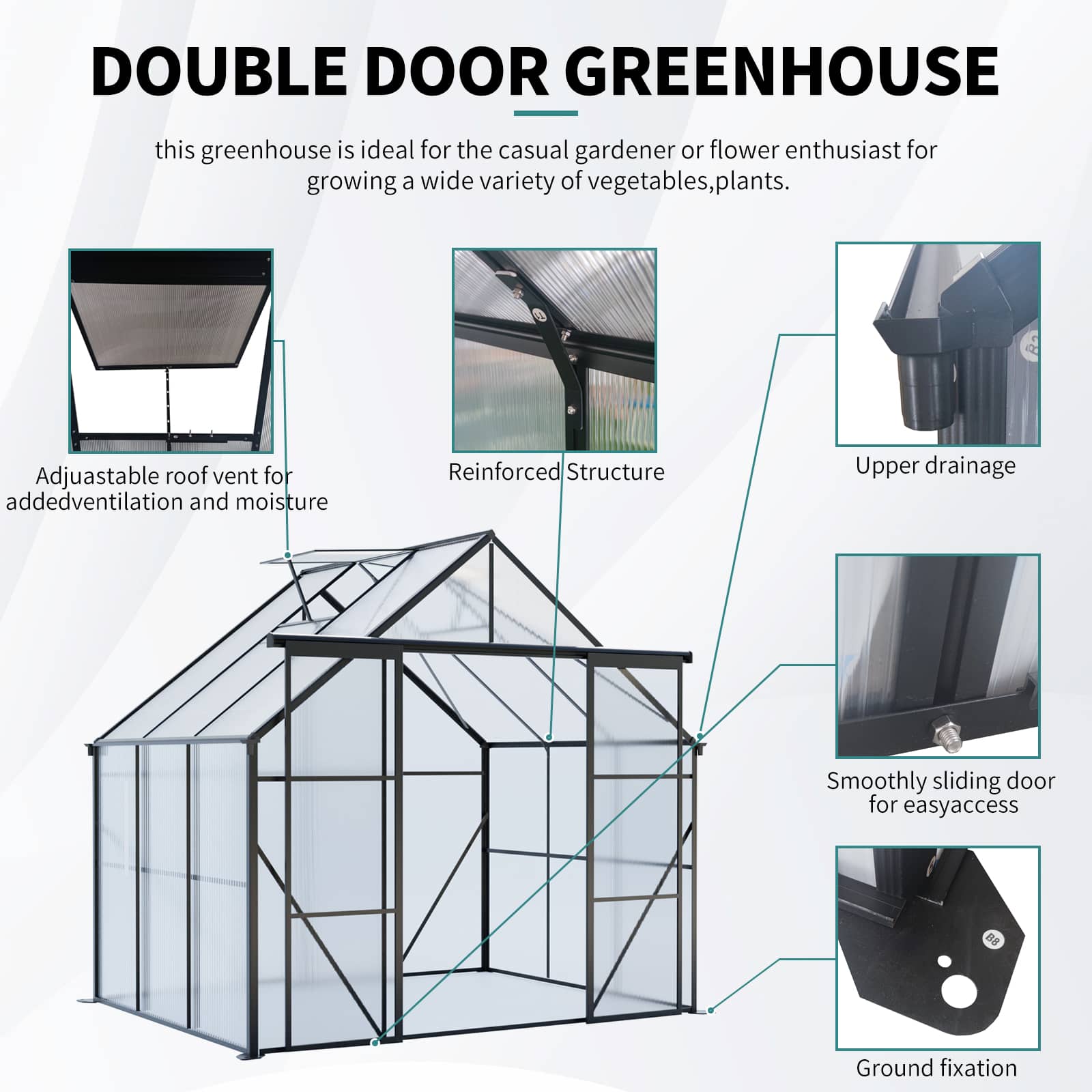 Vynxaria LESX2458DJGHNF021 greenhouses - View #7