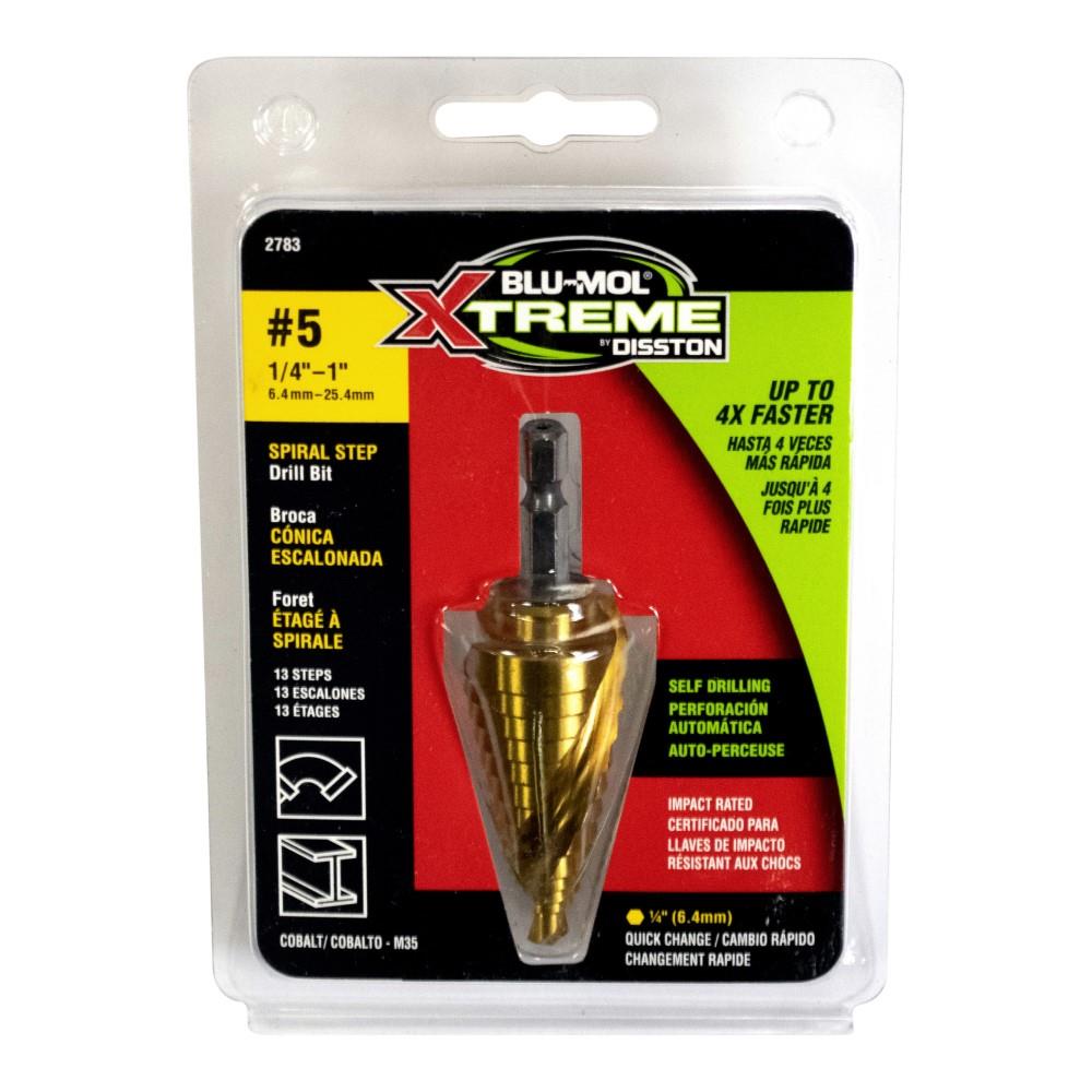 BLU-MOL Xtreme E0102783 Metal-Step-Drill-Bits - View #2