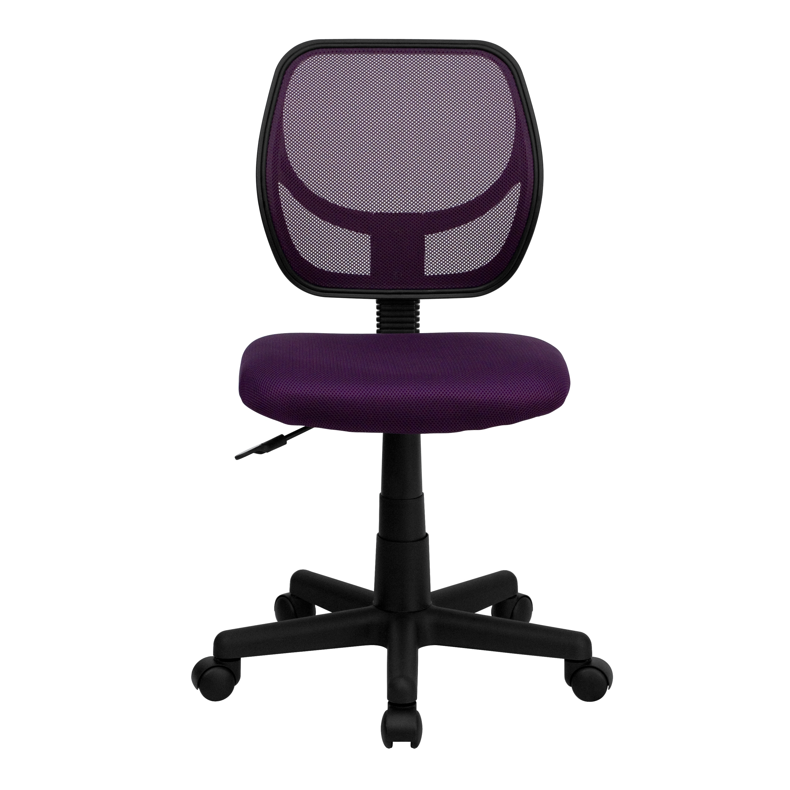 ErgoFlex Armless Low-Back Purple Mesh Task Chair