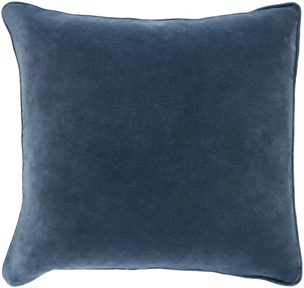 Surya SAFF7195-2222 Safflower 22-in x 22-in Dark Blue Indoor Decorative Cover