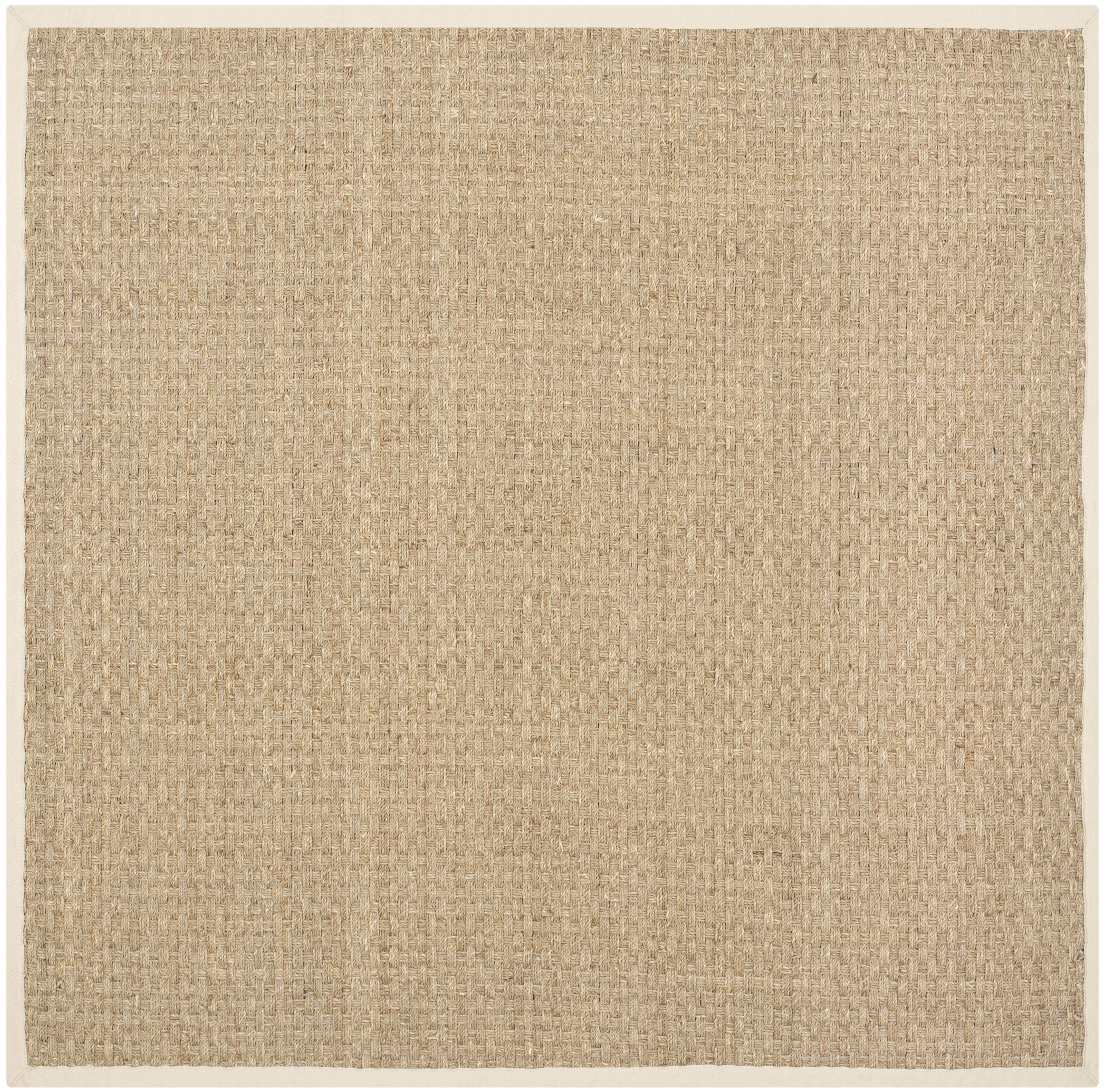 Safavieh Natural Fiber Hampton 3 x 3 Natural/Beige Square Indoor Solid ...