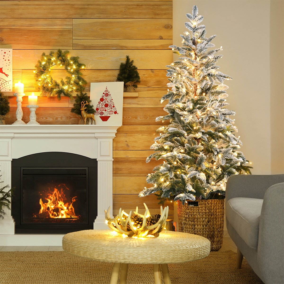 WELLFOR CM-HJY-23536US Artificial-Christmas-Trees - View #6