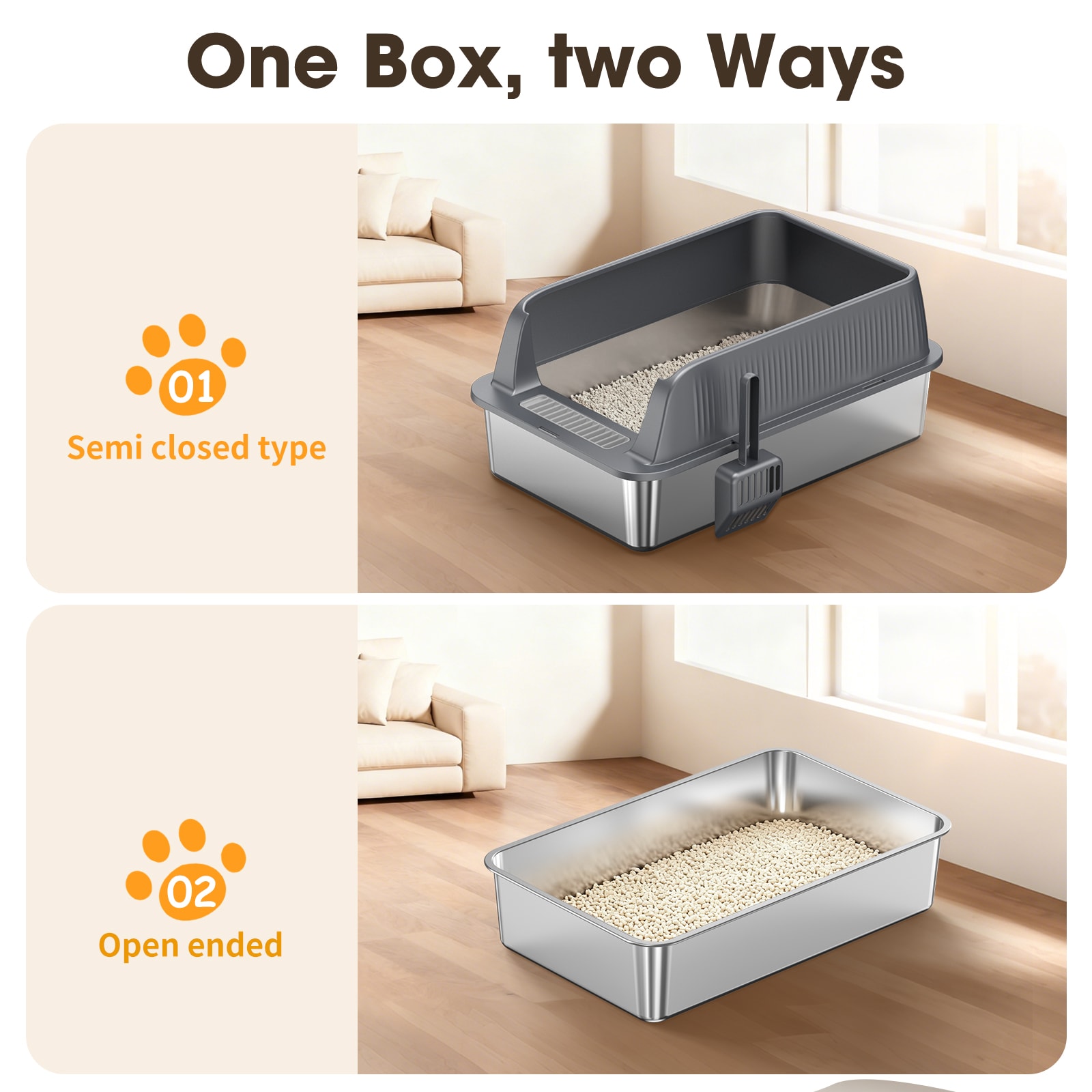 JUSHUA MT-461382 Cat-Litter-Box - View #3