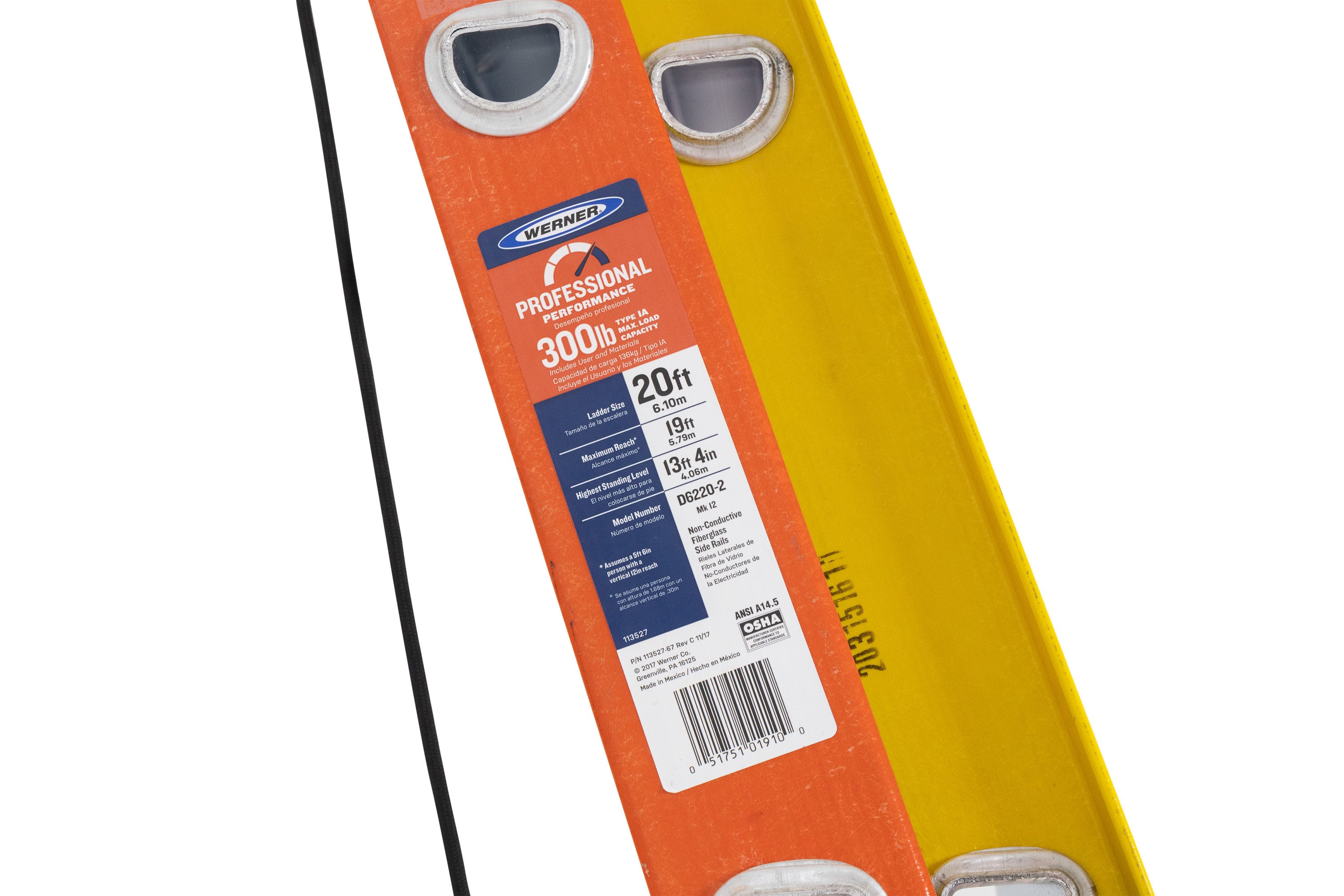 Werner T6224-2GS Extension-Ladders - View #14