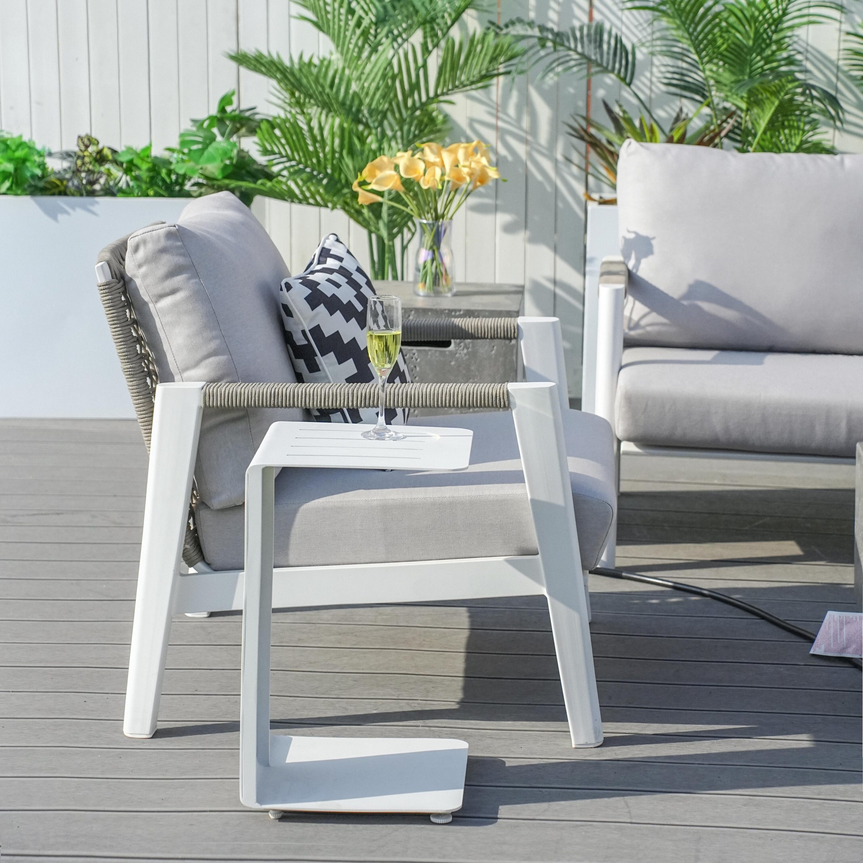Direct Wicker DWG-2322W&24913G Patio-Conversation-Sets - View #6