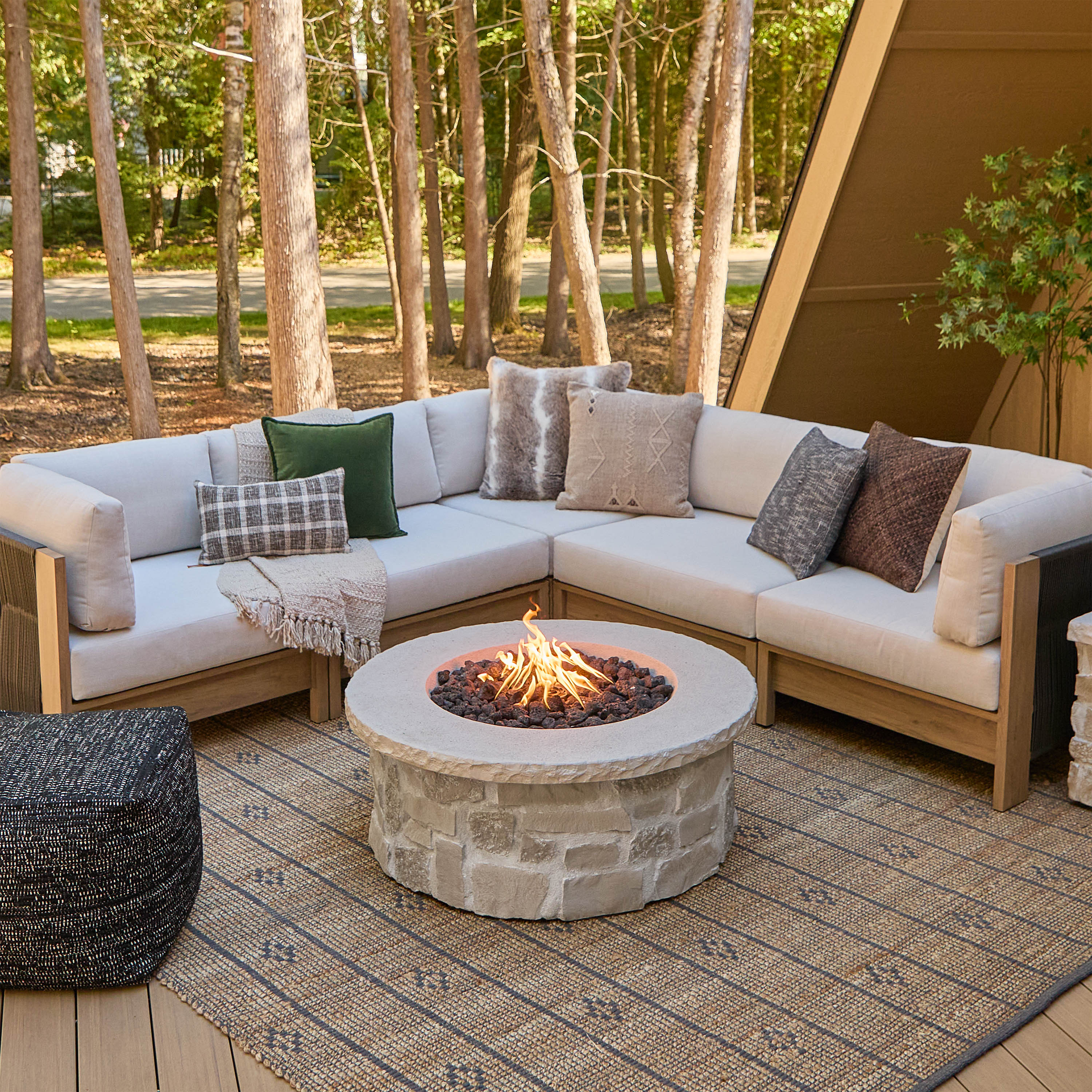 Real Flame 13086LP-BGE Outdoor-Gas-Fireplaces - View #14