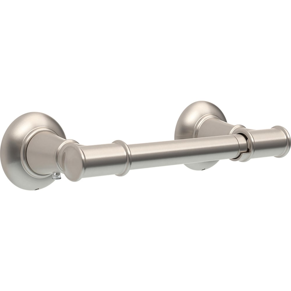 Delta NightLight Delta Brushed Nickel Wall Mount Pivot Toilet Paper Holder  in the Toilet Paper Holders department at