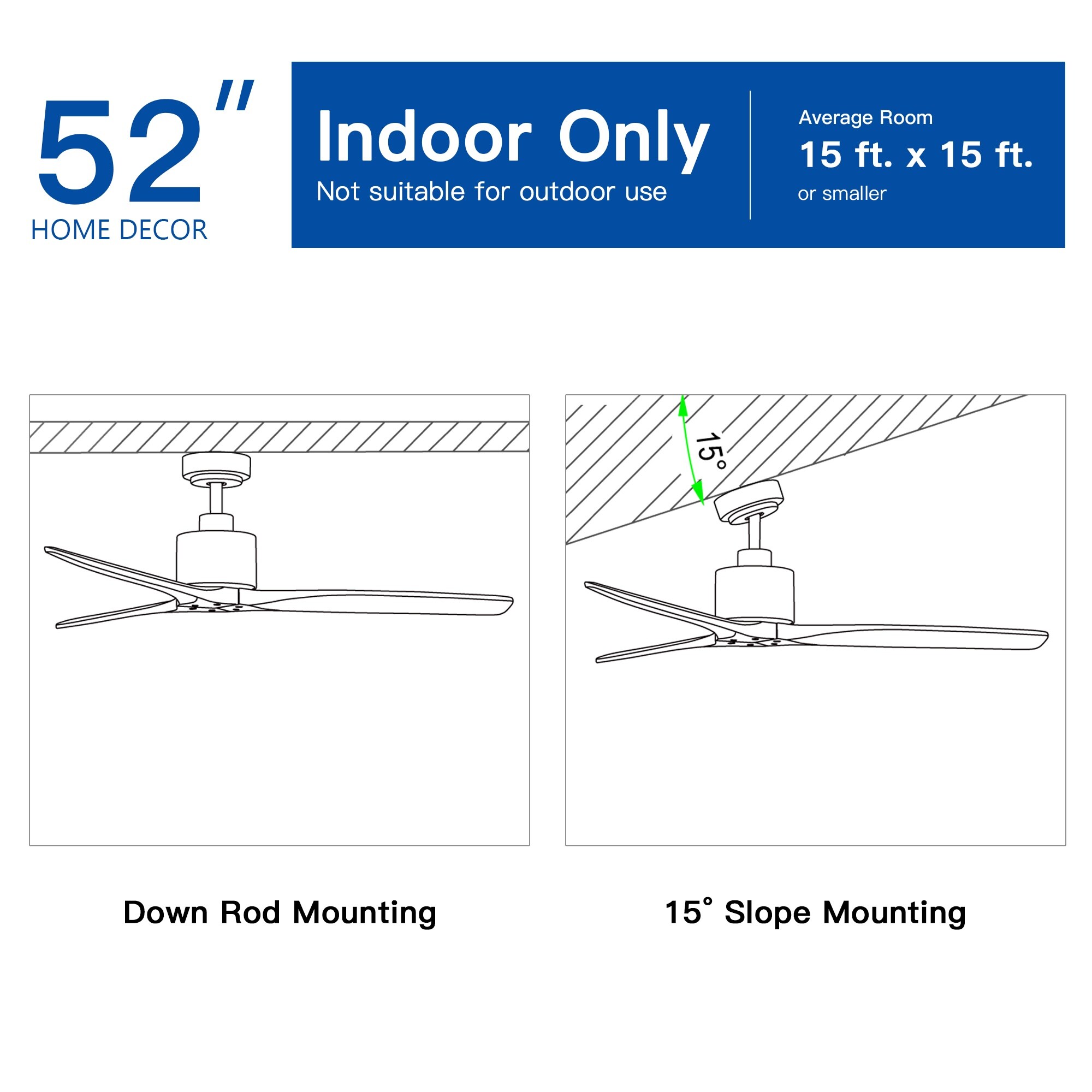 HyperDrop Cart B-8IB6TDQLMUP3 Ceiling-Fans - View #5