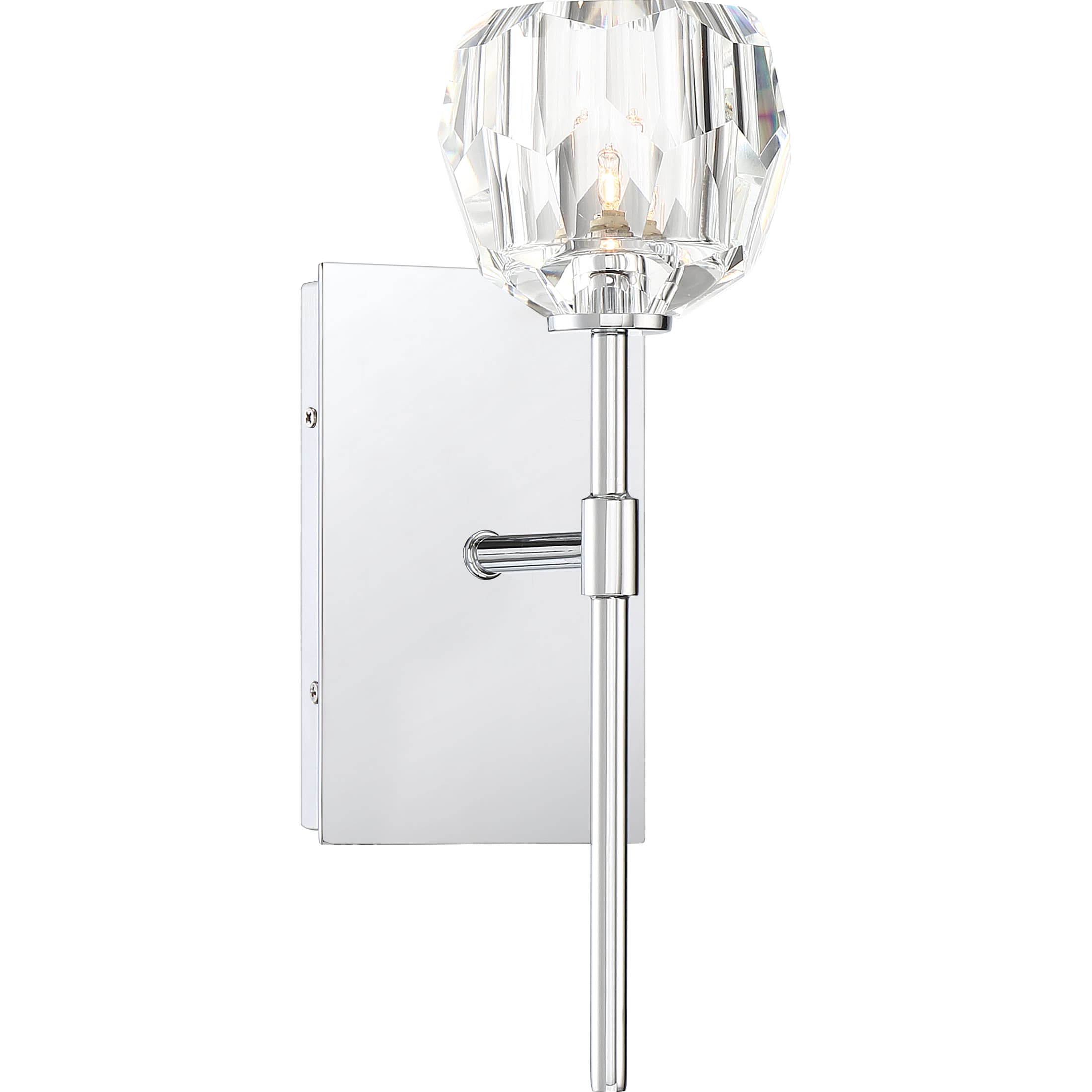 Quoizel RGA8601C Regalia 4.75-in 1-Light Polished Chrome Transitional Vanity Light