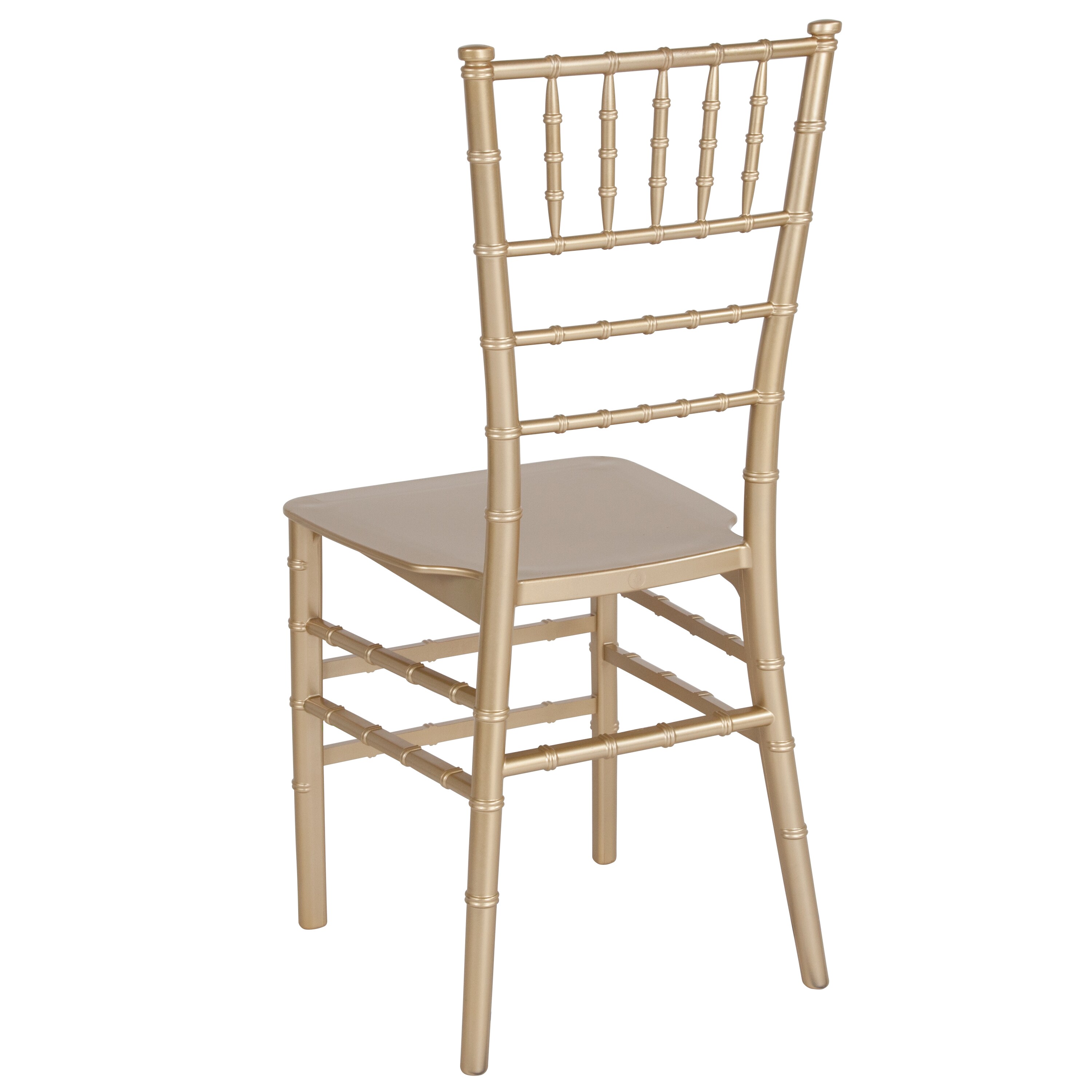 Flash Furniture Hercules Premium Series Resin Stacking Chiavari Chair Black