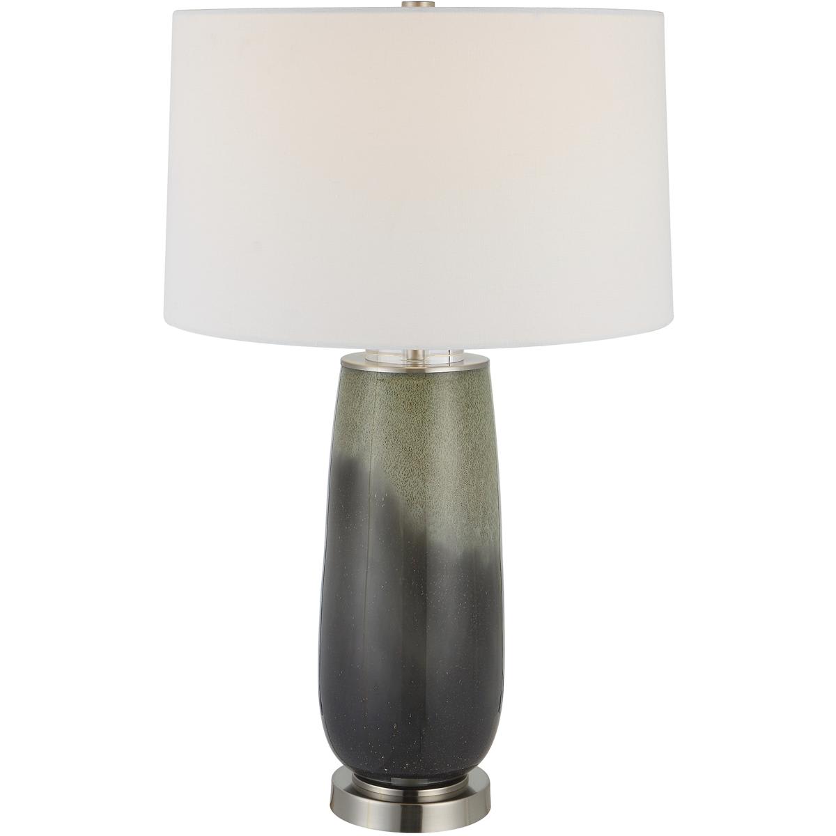 Uttermost 2510738 30143 Campa Table Lamp Green and Gray-Blue Ombre Glass
