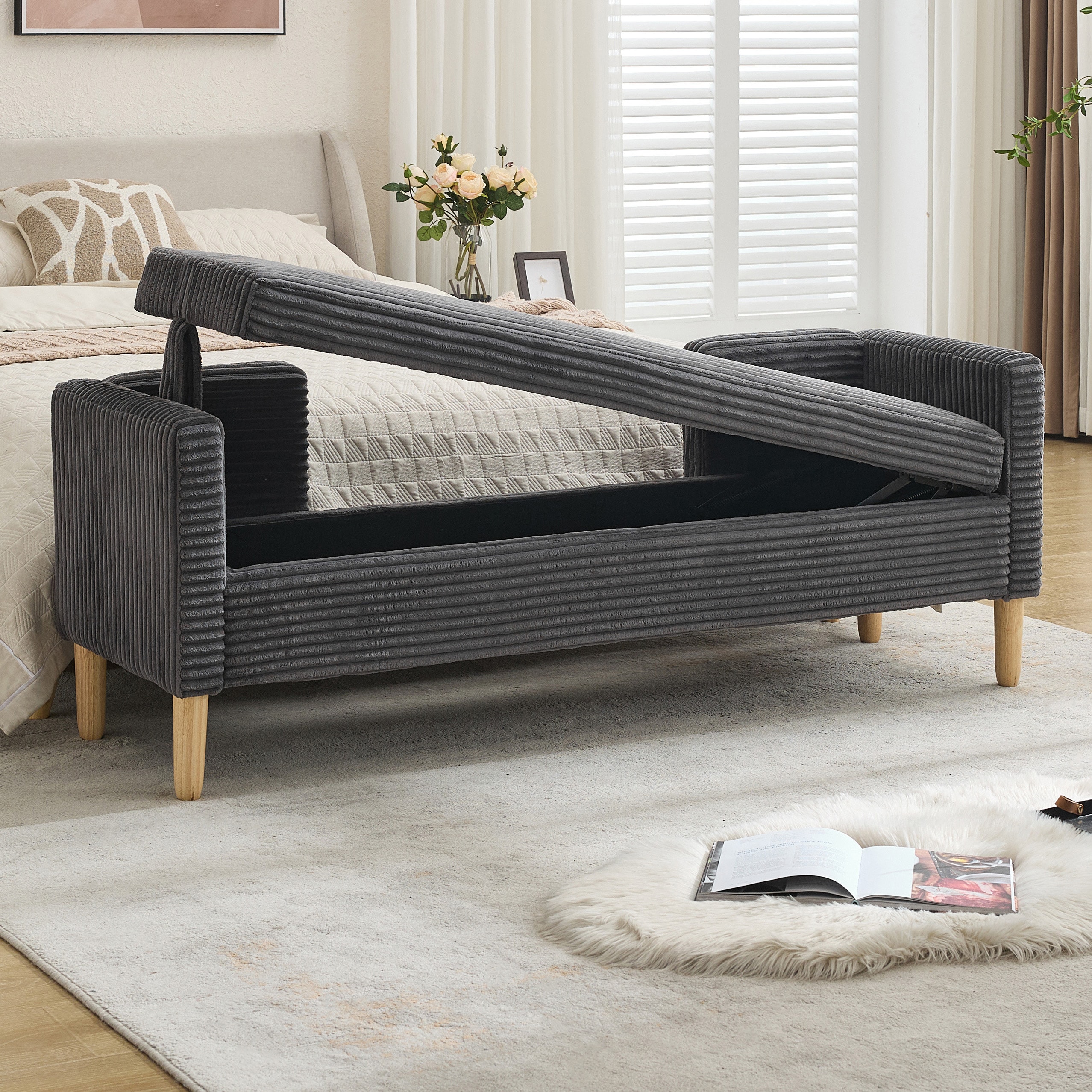 Hrinhom HC-S4112-CHARCOAL bench - View #6