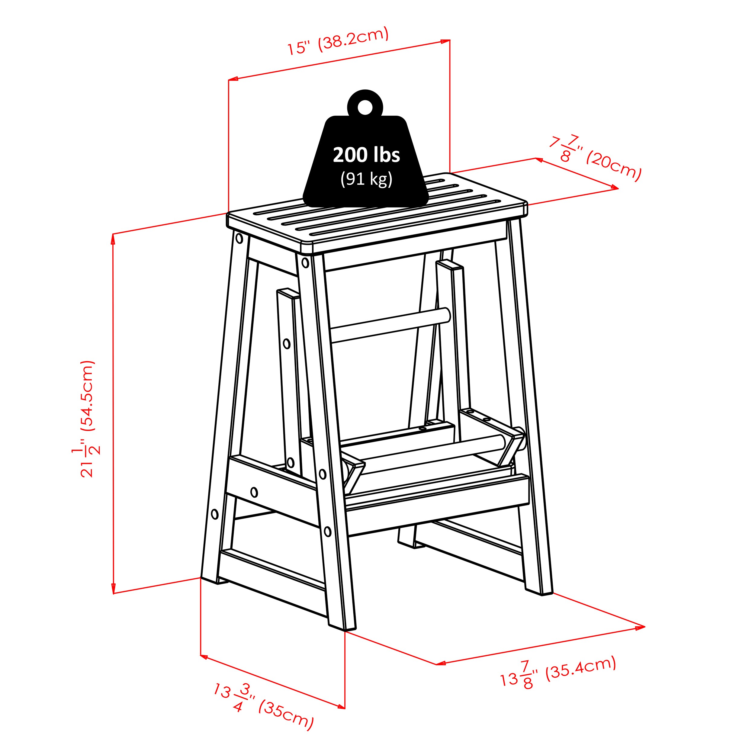 winsome wood 94022 folding step stool