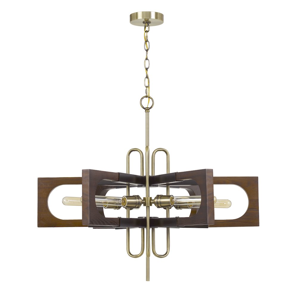 Cal Lighting Sneek 6 Light Large Chandelier by Cal - FX-3728-6