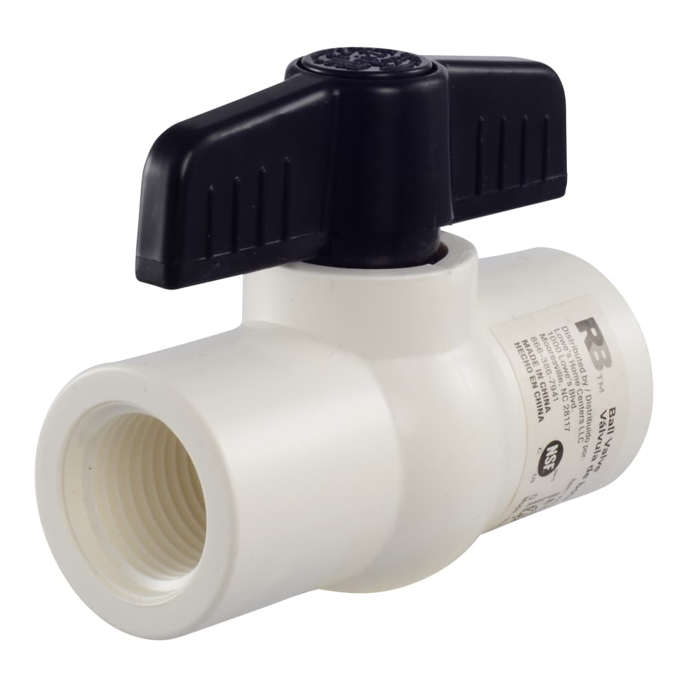 RELIABILT 20077Z 1/2-in FNPT PVC Sch 40 Ball Valve