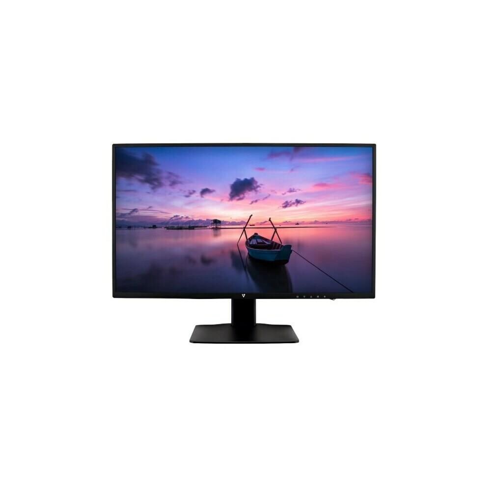 V7 ISTR189887  L238E-2N 23.8 in. Full HD LED-LCD Monitor with HDMI Cable HDMI DP 250NIT