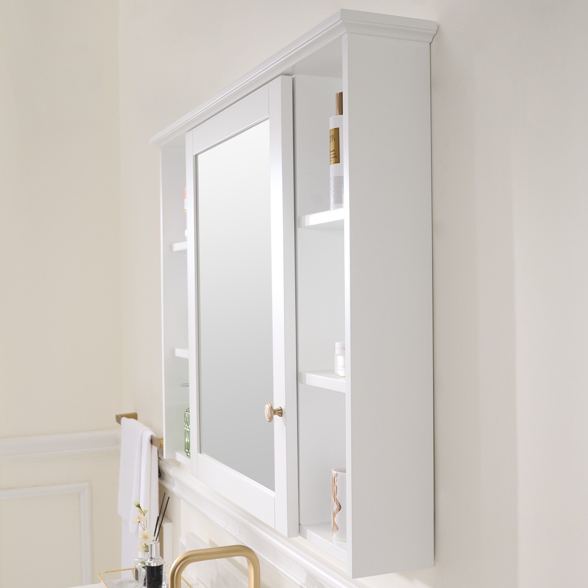 LIVIZA UCJ-WMC42YS1WT Bathroom-Medicine-Cabinets - View #3