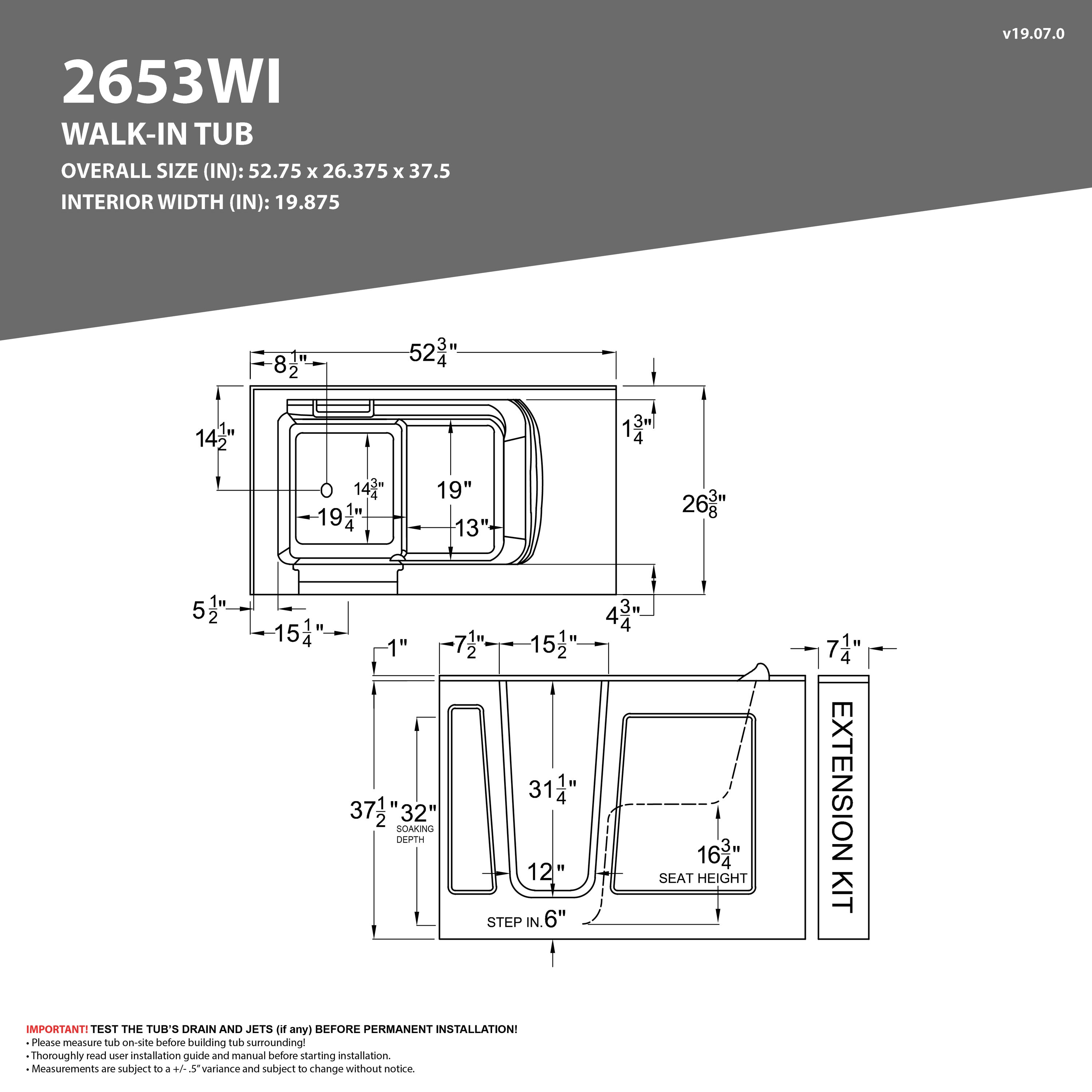 Endurance LS2653RWH-CP bathtubs - View #9