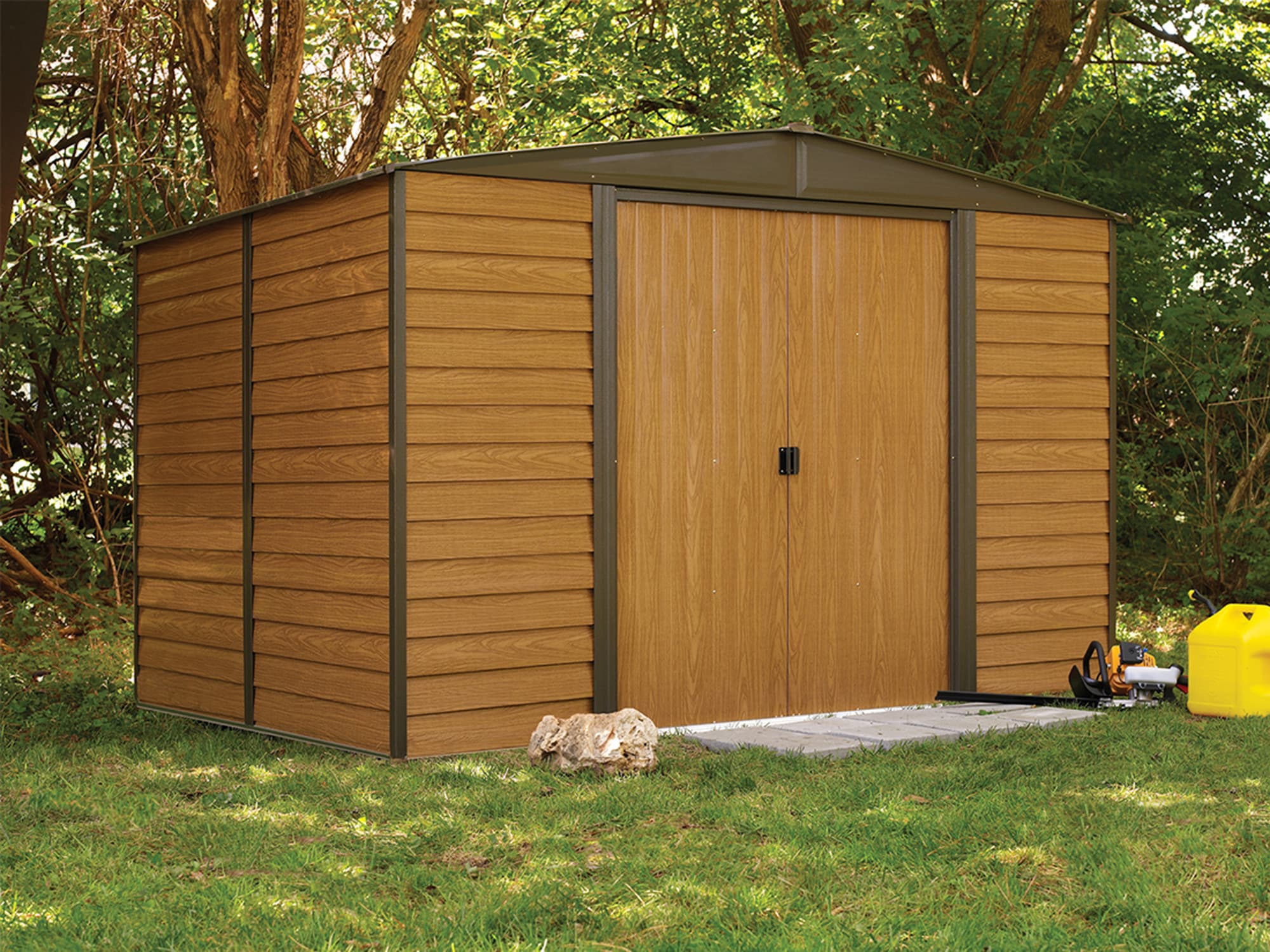 Arrow WR108 10-ft x 8-ft Woodridge Galvanized steel Storage Shed
