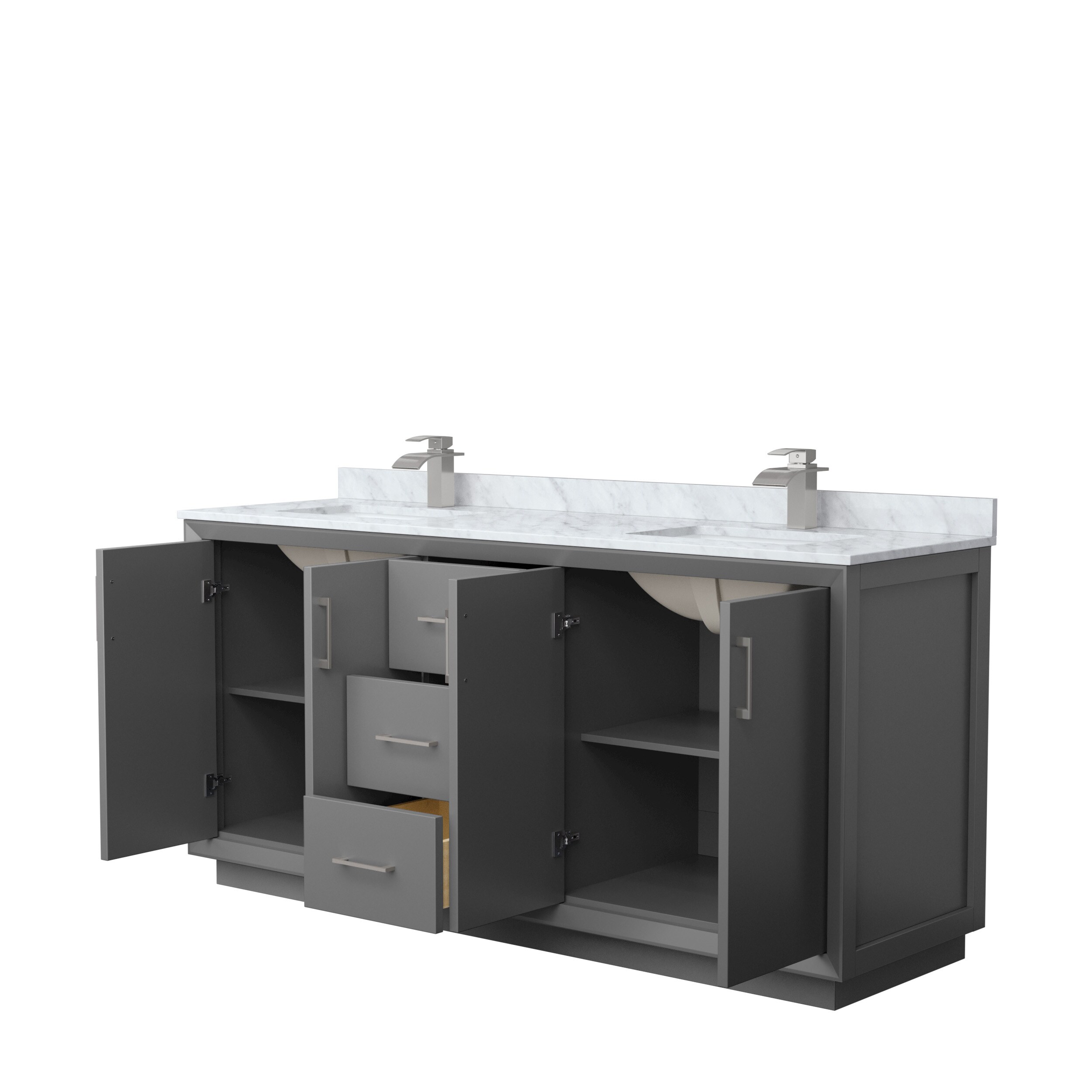 Wyndham Collection WCF414172DKGCMUNSMXX Bath-Vanity-Combo - View #2