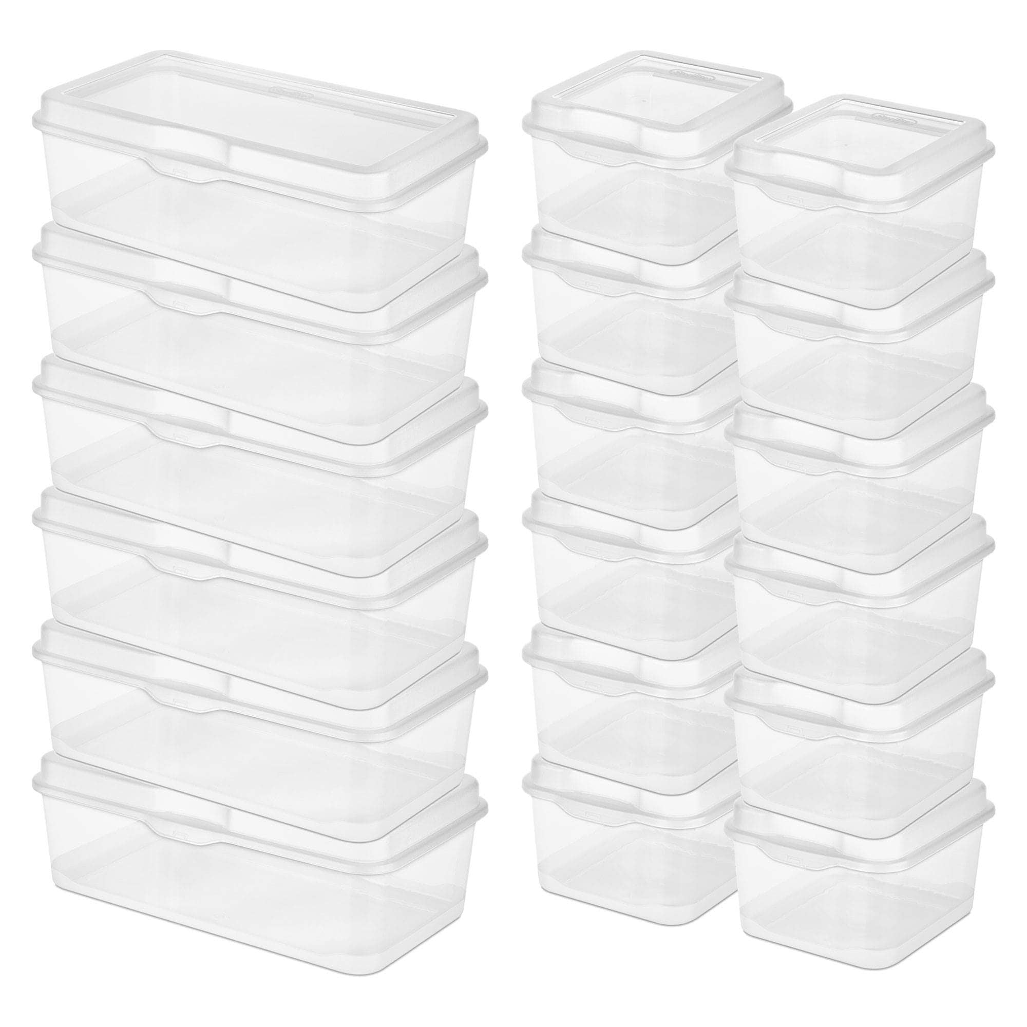 Hinged Plastic Storage Containers at