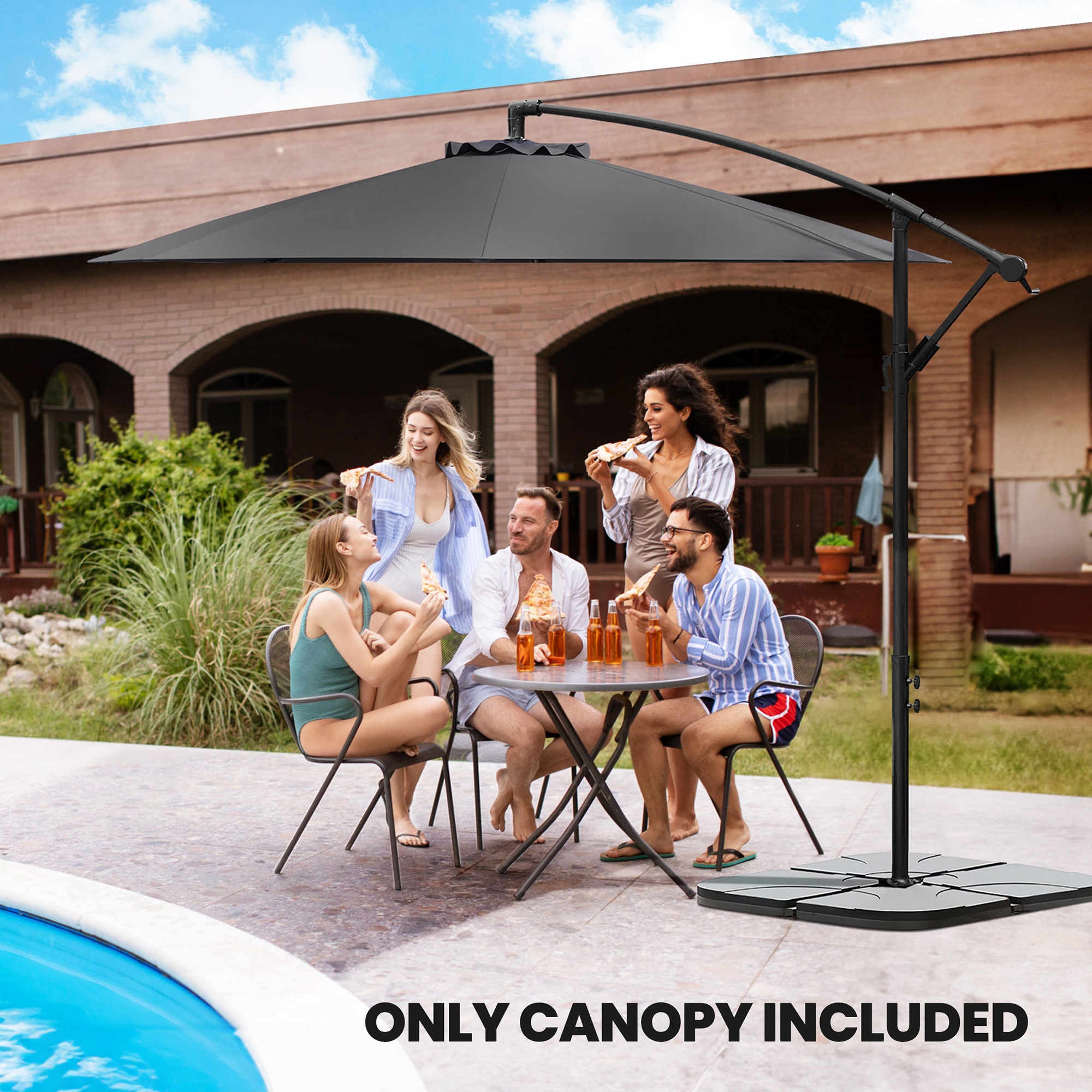 Crestlive Products CL-UC001BRN Patio-Umbrella-Accessories - View #8