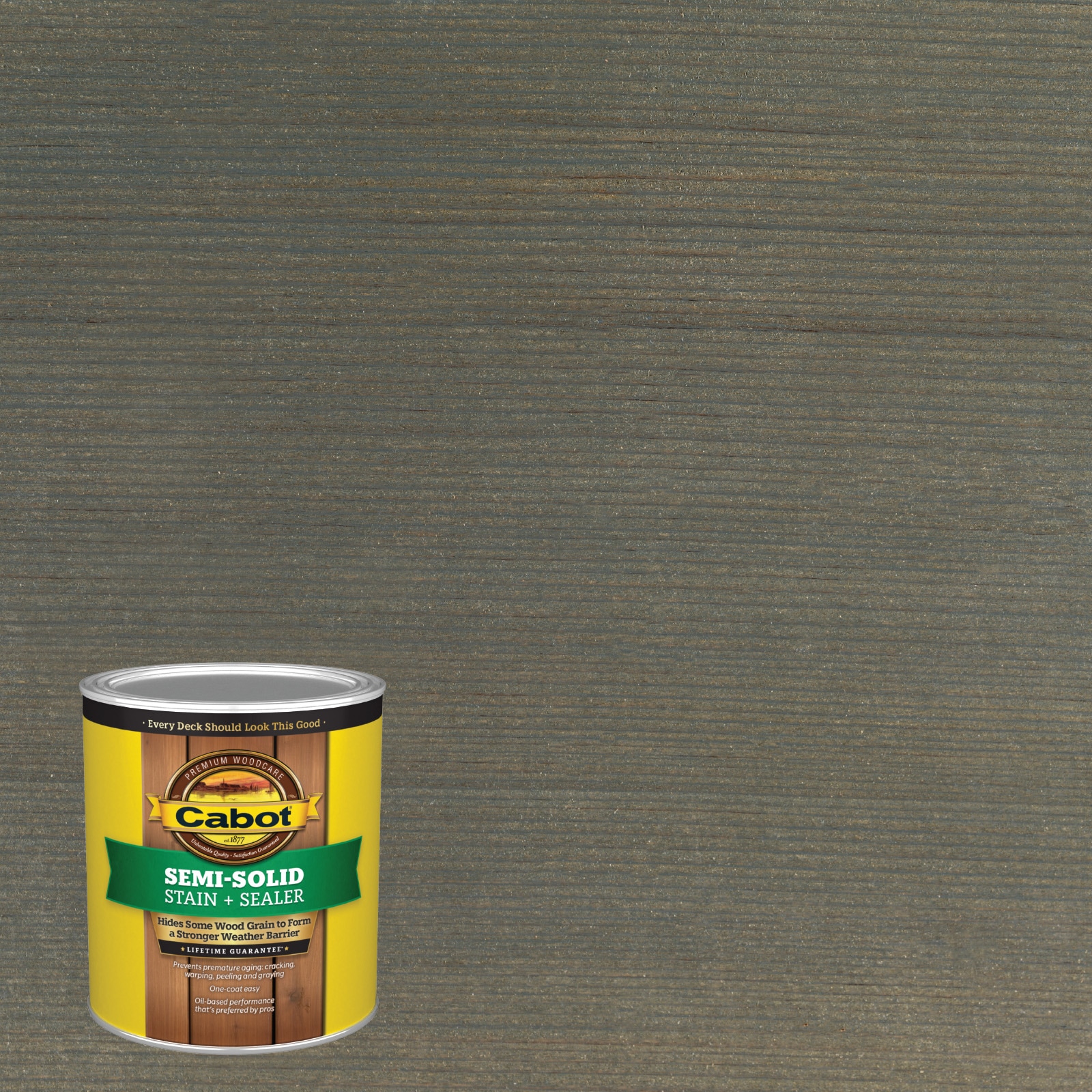 Cabot FOOTHILL-1028059 Foothill Semi-solid Exterior Wood Stain and Sealer in One ( 1-quart )