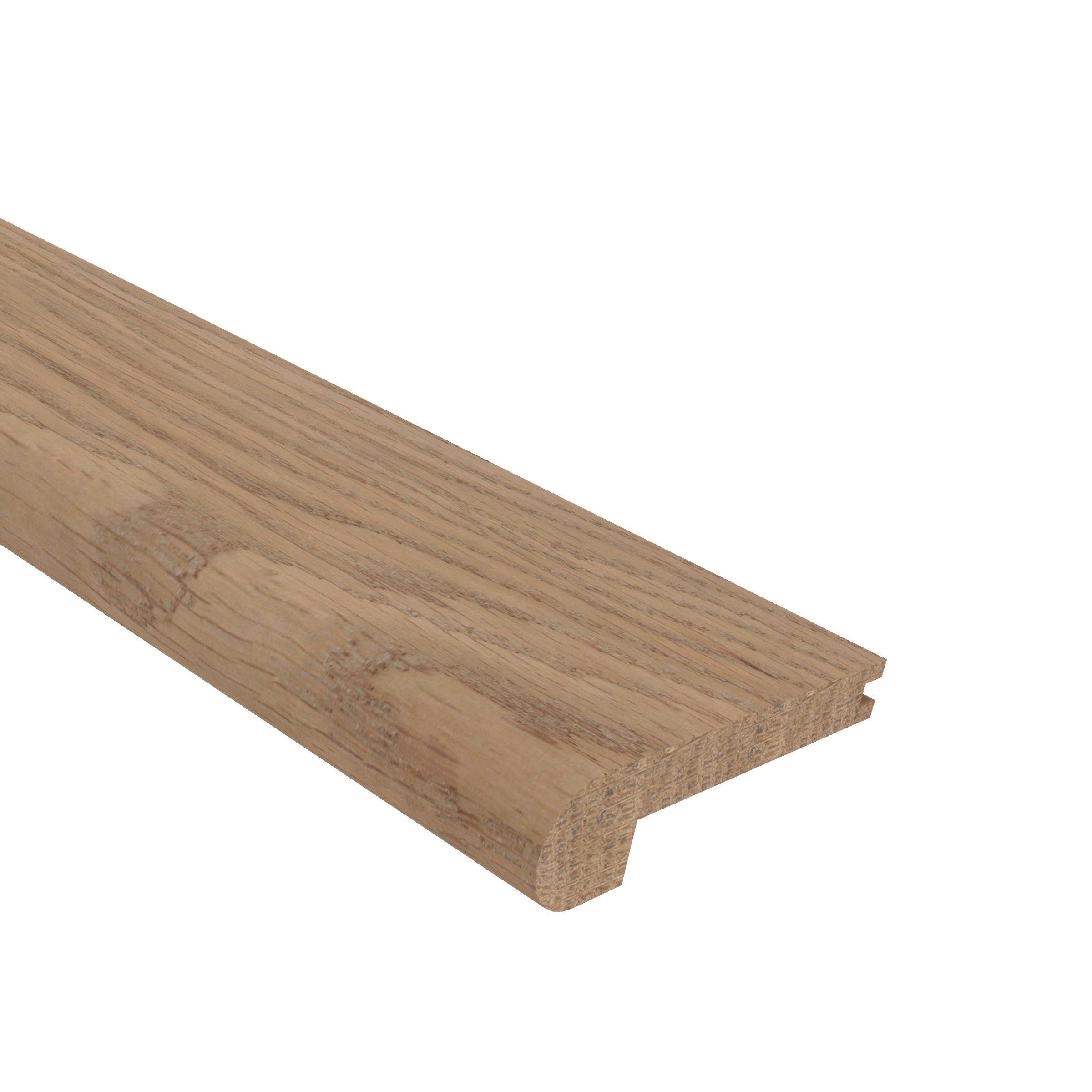 CALI 7601001015 Barrel Seacliff Sec 2-in T x 2-3/4-in W x 74.8-in L Prefinished European white oak Wood Bullnose Floor Moulding Trim
